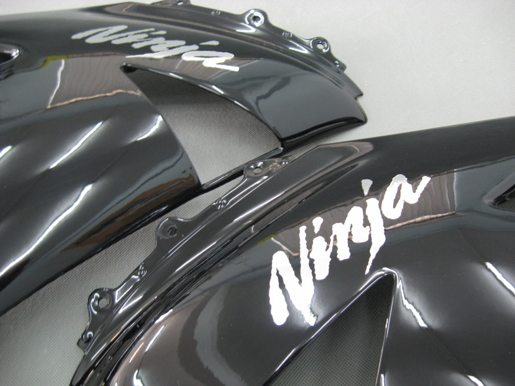 Carenages Amotopart 2007-2008 Kawasaki Zx6r ZX636 Noir Ninja Generic