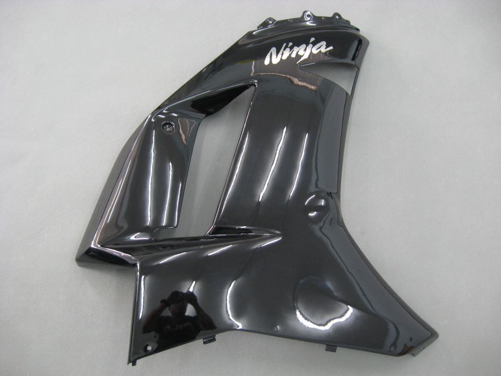 Carenages Amotopart 2007-2008 Kawasaki Zx6r ZX636 Noir Ninja Generic