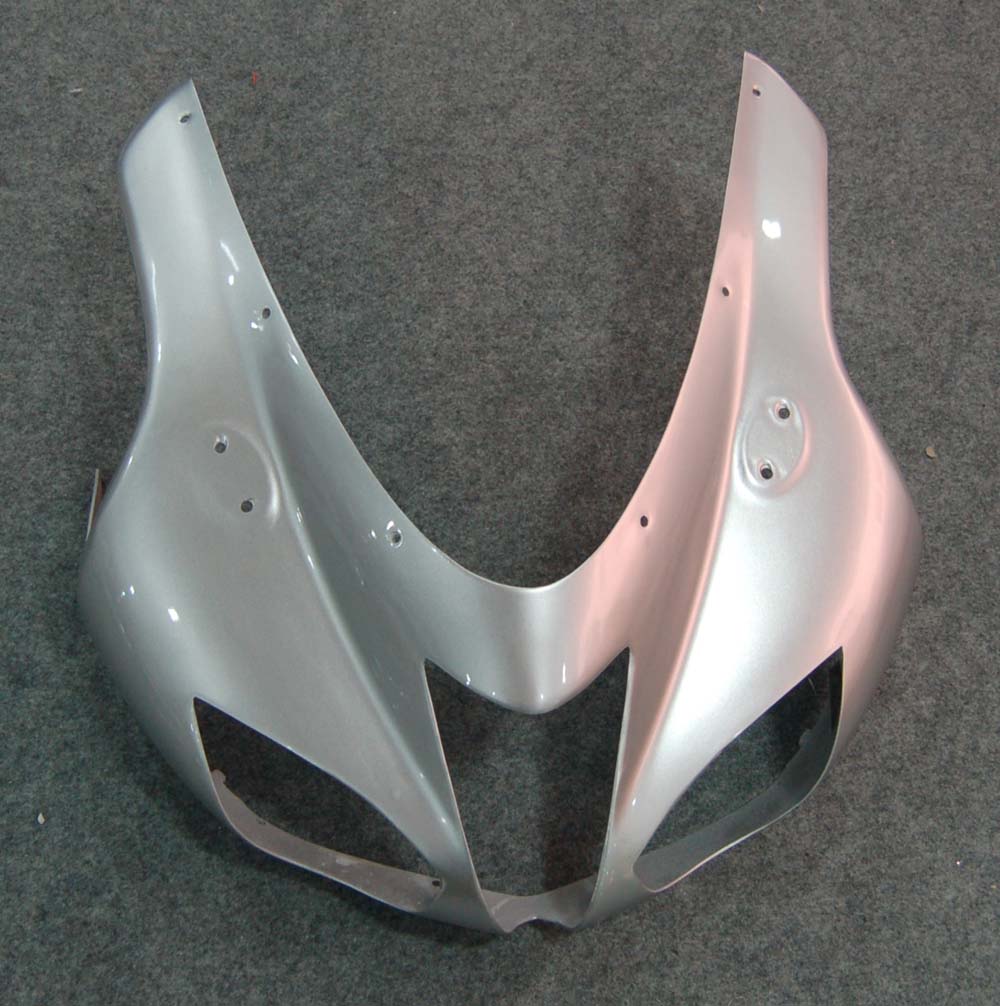Amotopart Fairings 2007-2008 Kawasaki ZX6R ZX636 Silver Ninja Generic