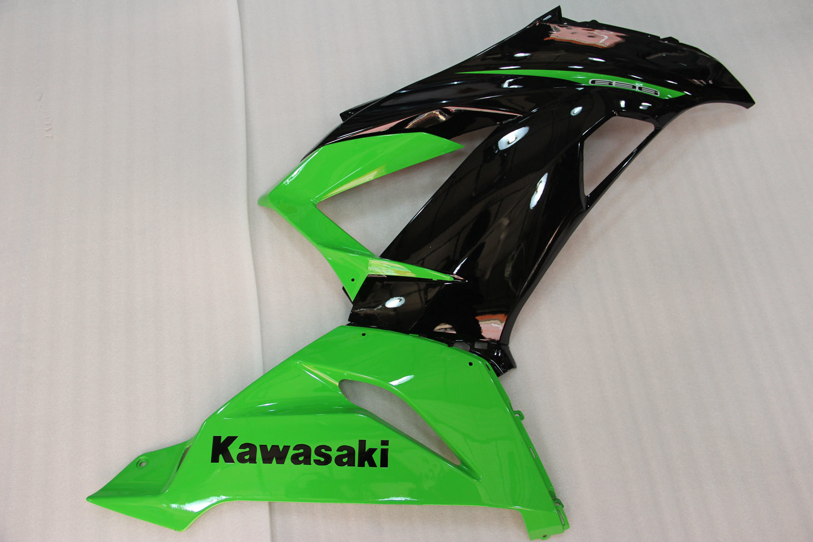 Amotopart Carénages 2013-2018 Plasts Kawasaki ZX6R 636 Zelena črna ninja generična