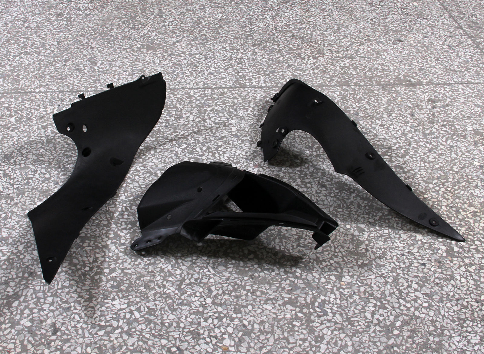 Amotopart Carénages 2013-2018 Plastiques Kawasaki ZX6R 636 Blanc Ninja Generic