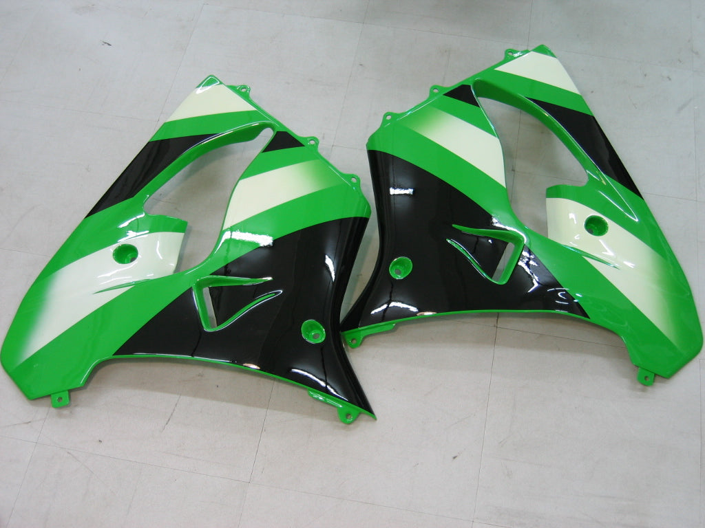 Carenados Amotopart 2000-2001 Kawasaki ZX 9R Verde Negro ZX9R Genérico