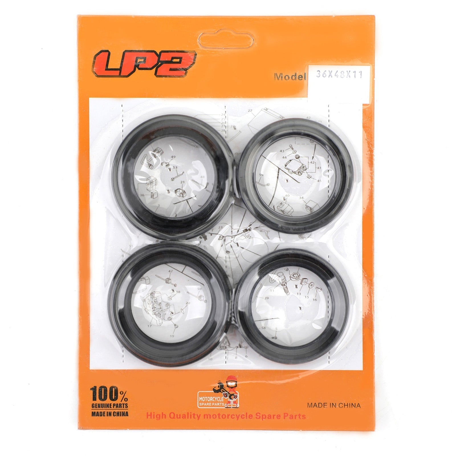 Kawasaki EL EN EX EL450 EL250 EN500 85-07 Voorvorkoliekeerring Stofafdichtingsset