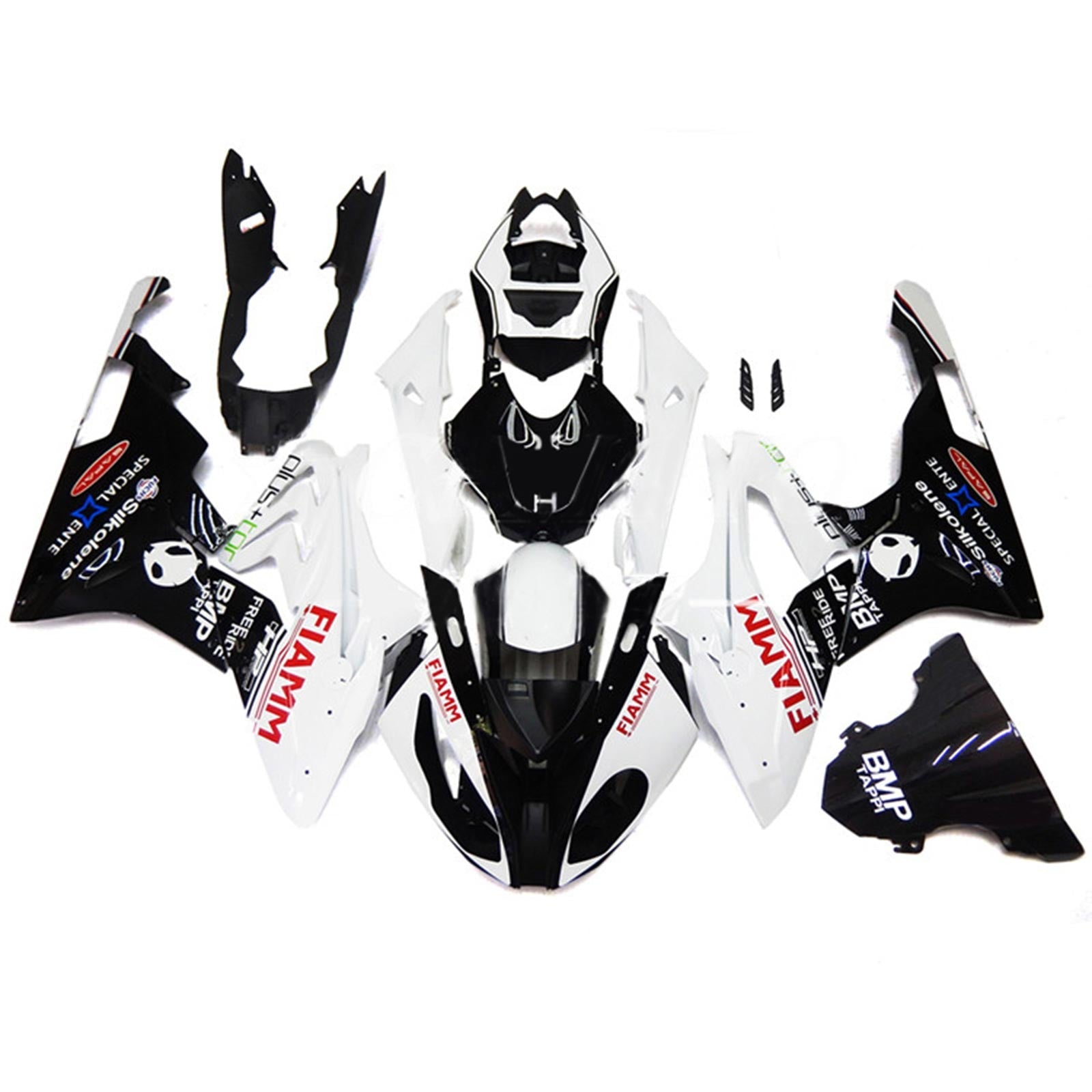 Amotopart BMW S1000RR 2015-2016 Kit kvadratni plastični abs
