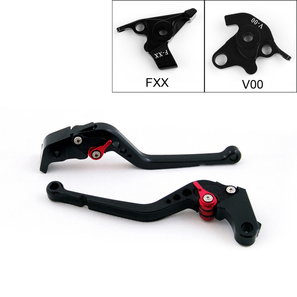 Leviers d'embrayage de frein pour Honda VFR800 CBR1100XX/BLACKBIRD ST1300/ST1300A Noir Générique