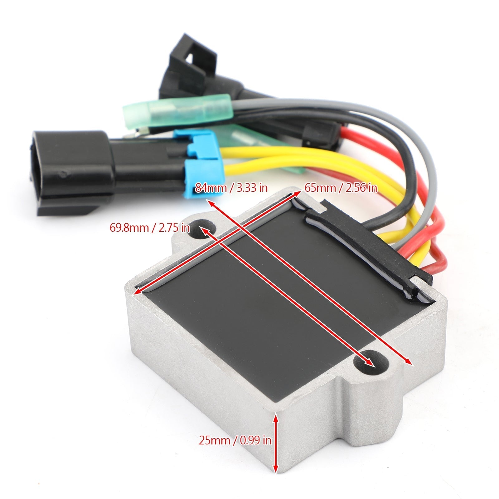 Spanningsregelaar voor Mercury Mercruiser 135 140 150 175 200 HP 6 draads 883072T2 Generiek