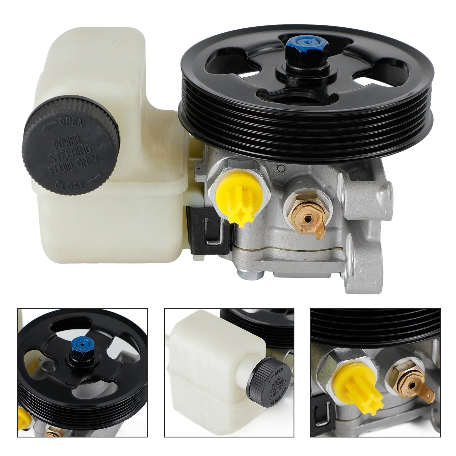 2007-2012 Mazda CX-7 2.3L l4 2.5L Stuurbekrachtigingspomp met Katrol en Reservoir