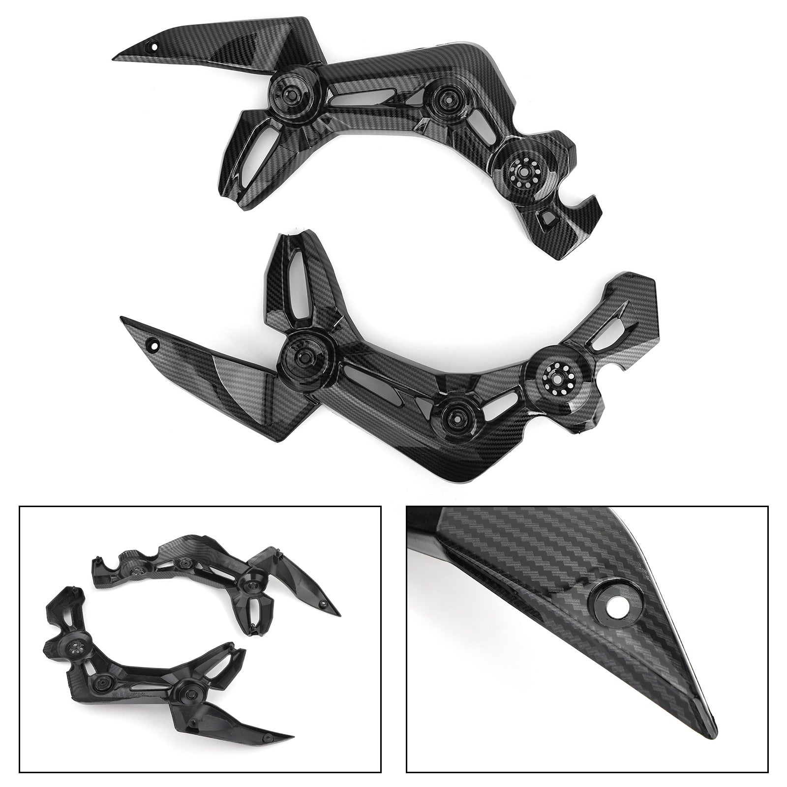 Garniture de protection de cadre pour Kawasaki Z900 2017-2019 Vert Générique