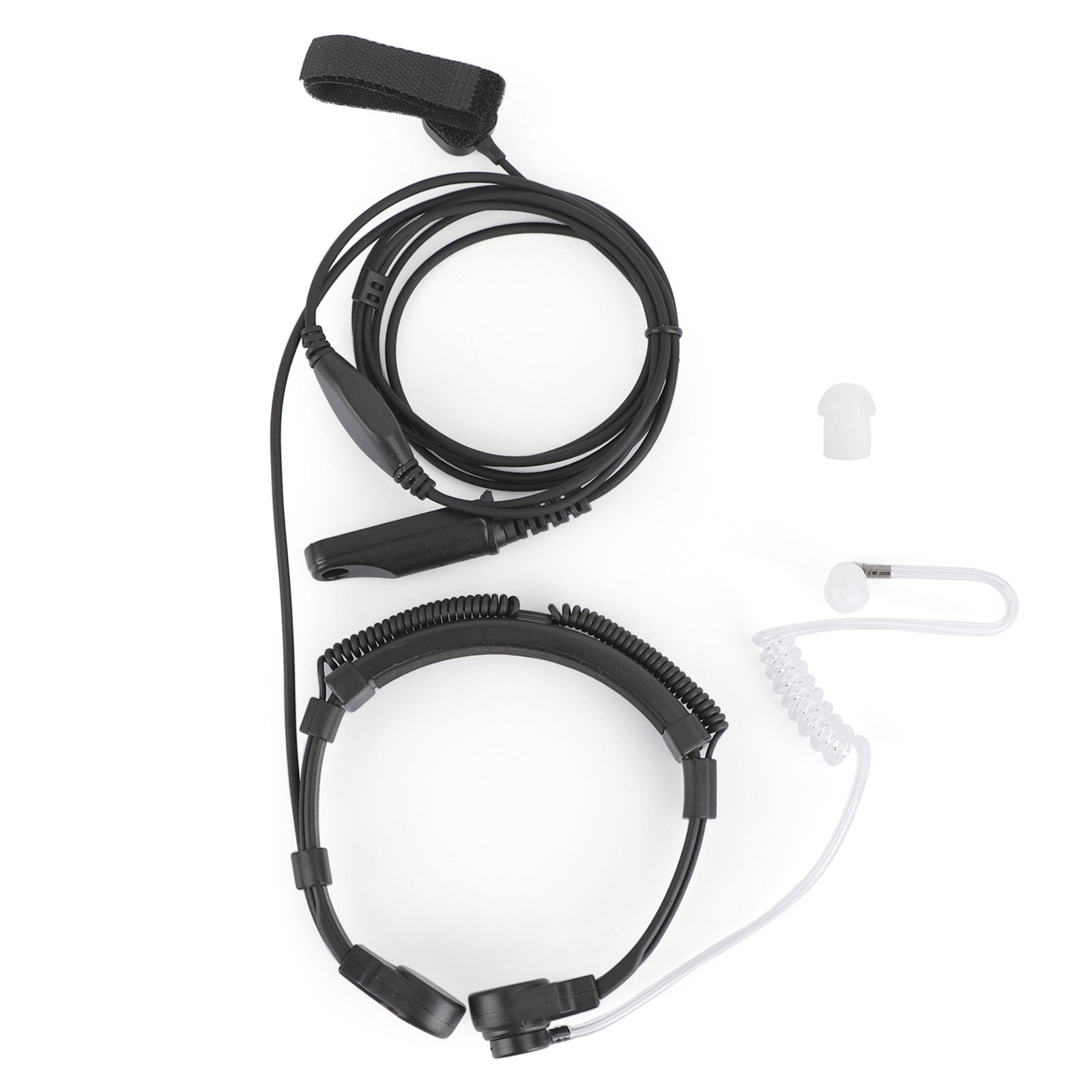 Casque de micro de gorge tactique adapté pour Baofeng UV-9R Plus BF-9700 BF-A58 UV-82WP