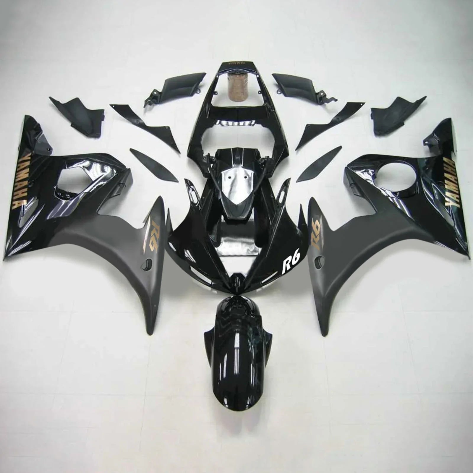 Kit de carénage Amotopart pour Yamaha YZF 600 R6 2003-2004 R6S 2006-2009