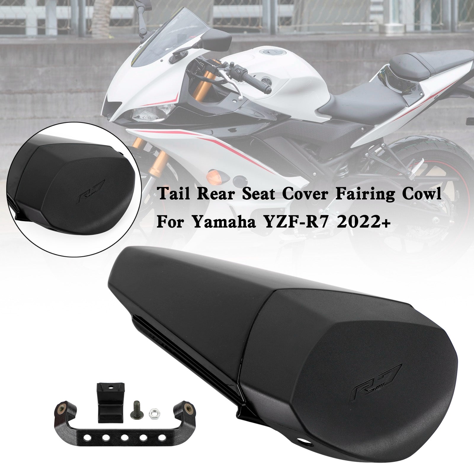 2022 YAMAHA YZF-R7 YZF R7 Cubierta de carenado del asiento trasero trasero