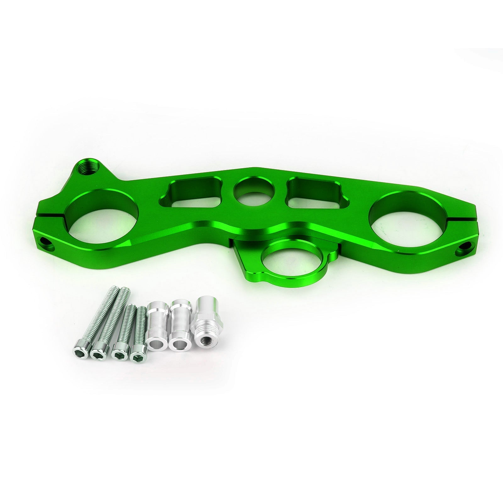 Abbassando la maglietta superiore per la forcella per Kawasaki Ninja ZX6R 09-12 Generico