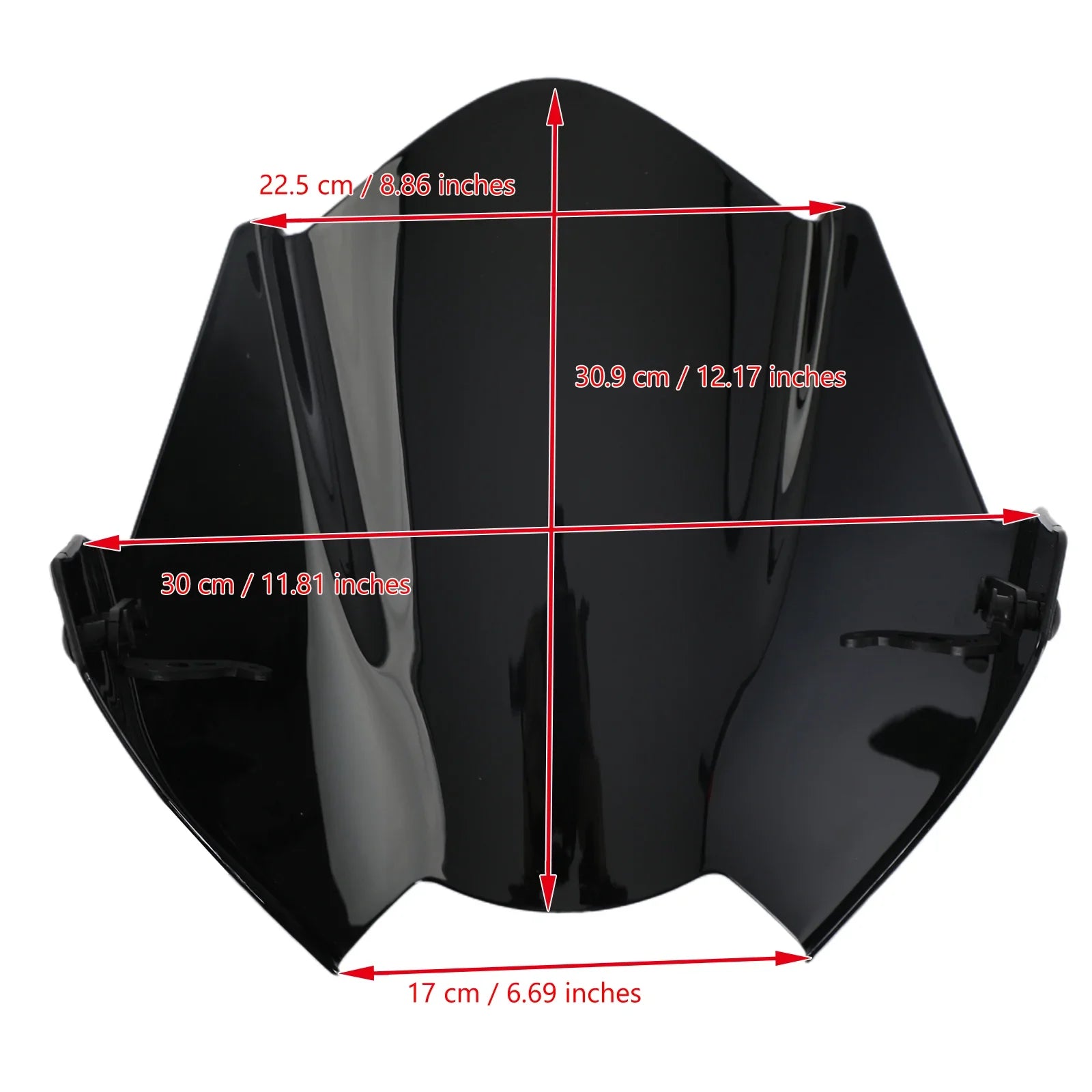 Parabrezza del parabrezza per la velocità del trionfo triplo 16-20 Street Triple 17-19 generico