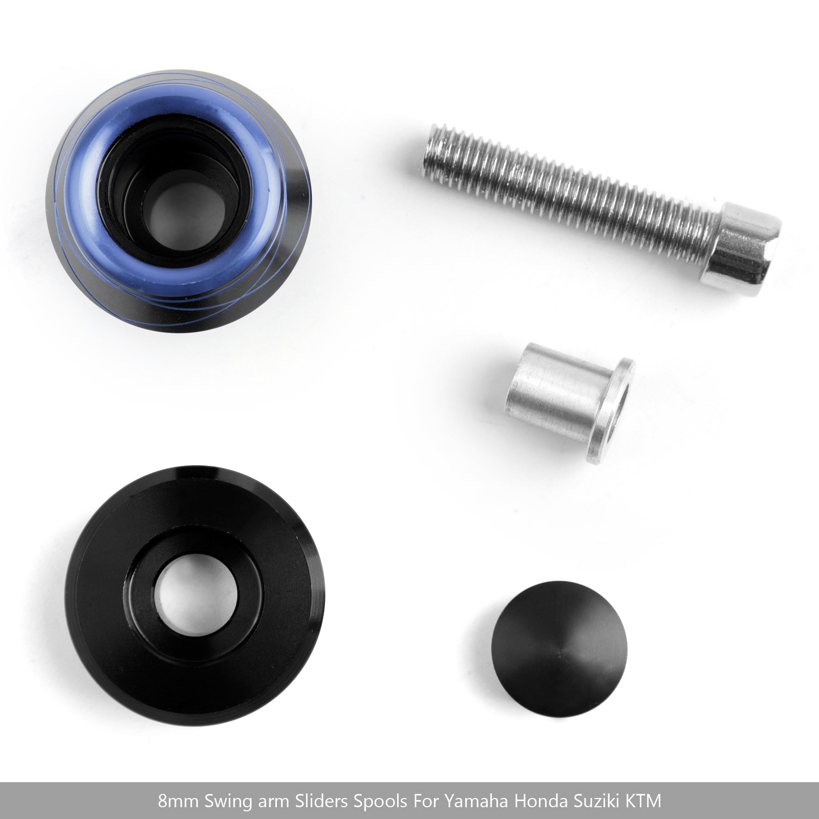 1 para 8 mm motocykl CNC huśtawka huśtawka bin bin cewka bobinów kursory dla Suzuki Honda