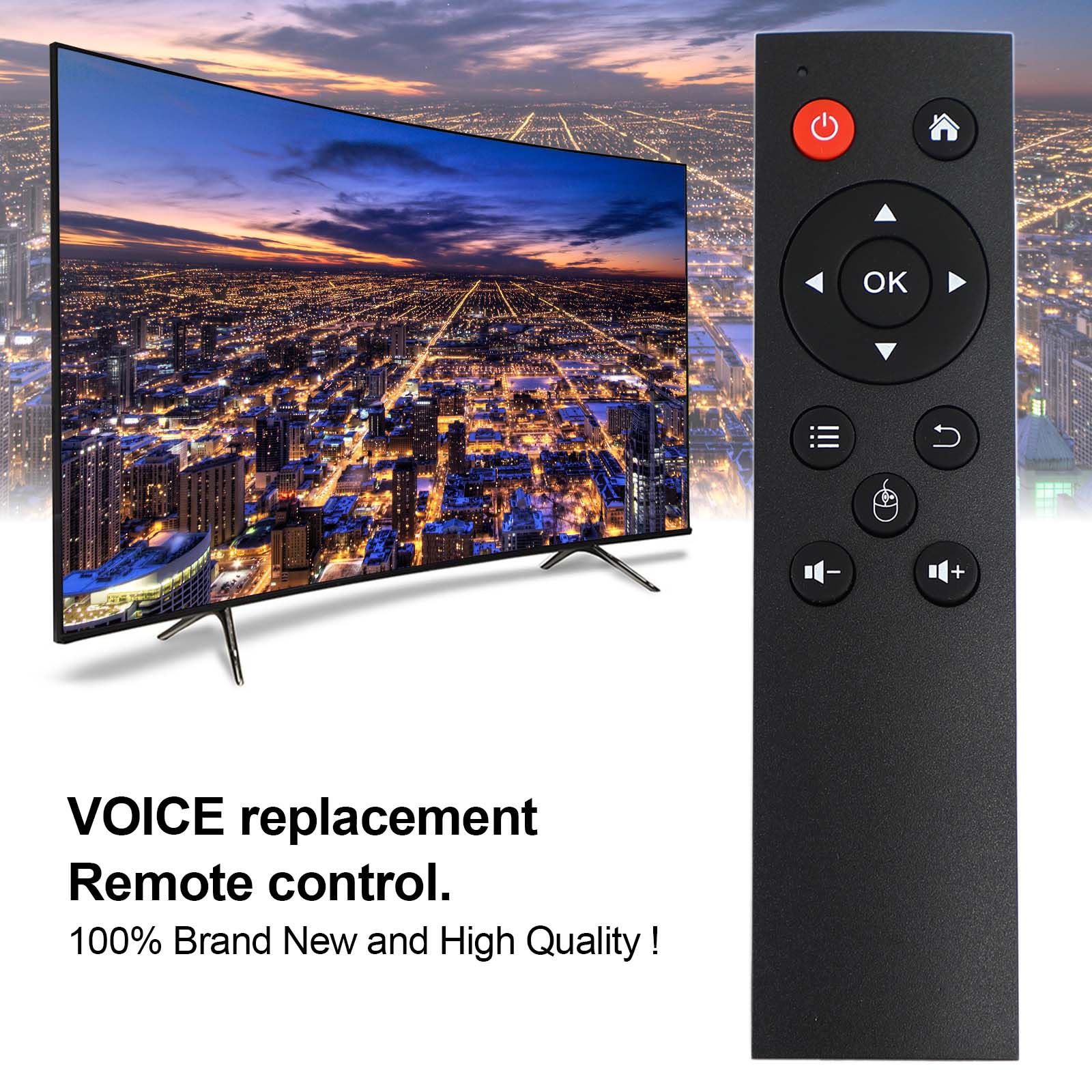 2.4G USB Mini Air Mouse clavier sans fil télécommande pour Android TV box PC