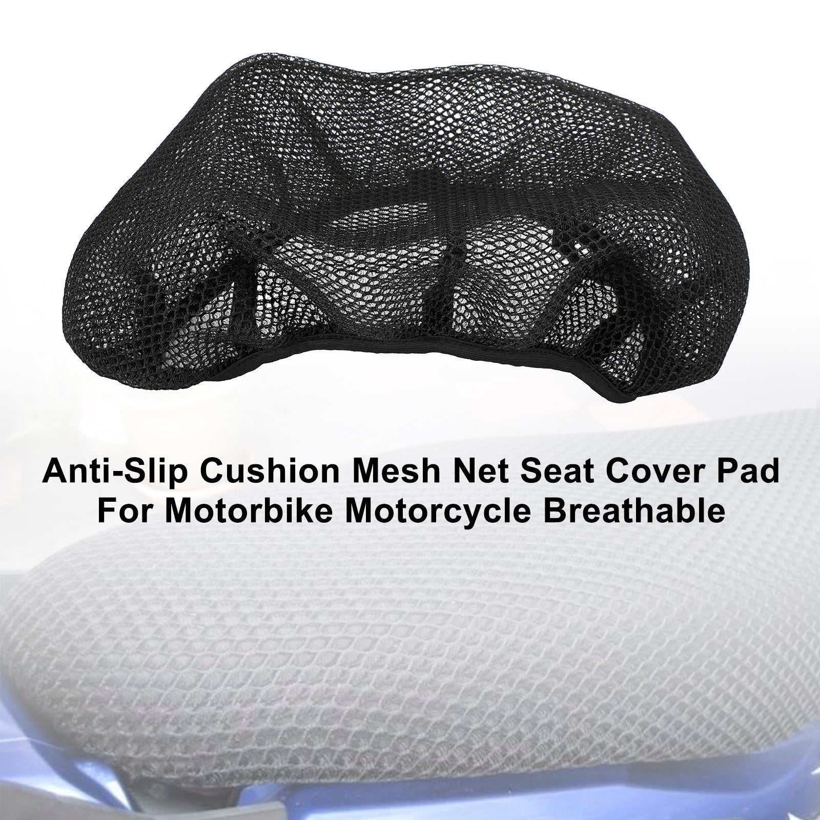 Funda de asiento de malla Universal Xl resistente al calor para motocicleta Scooter moto