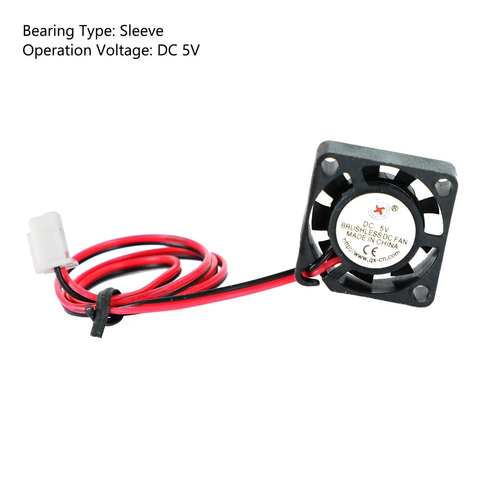 Ventilateur de ventilateur de refroidissement CC sans balais 5V 2006 20x20x6mm fil à 2 broches