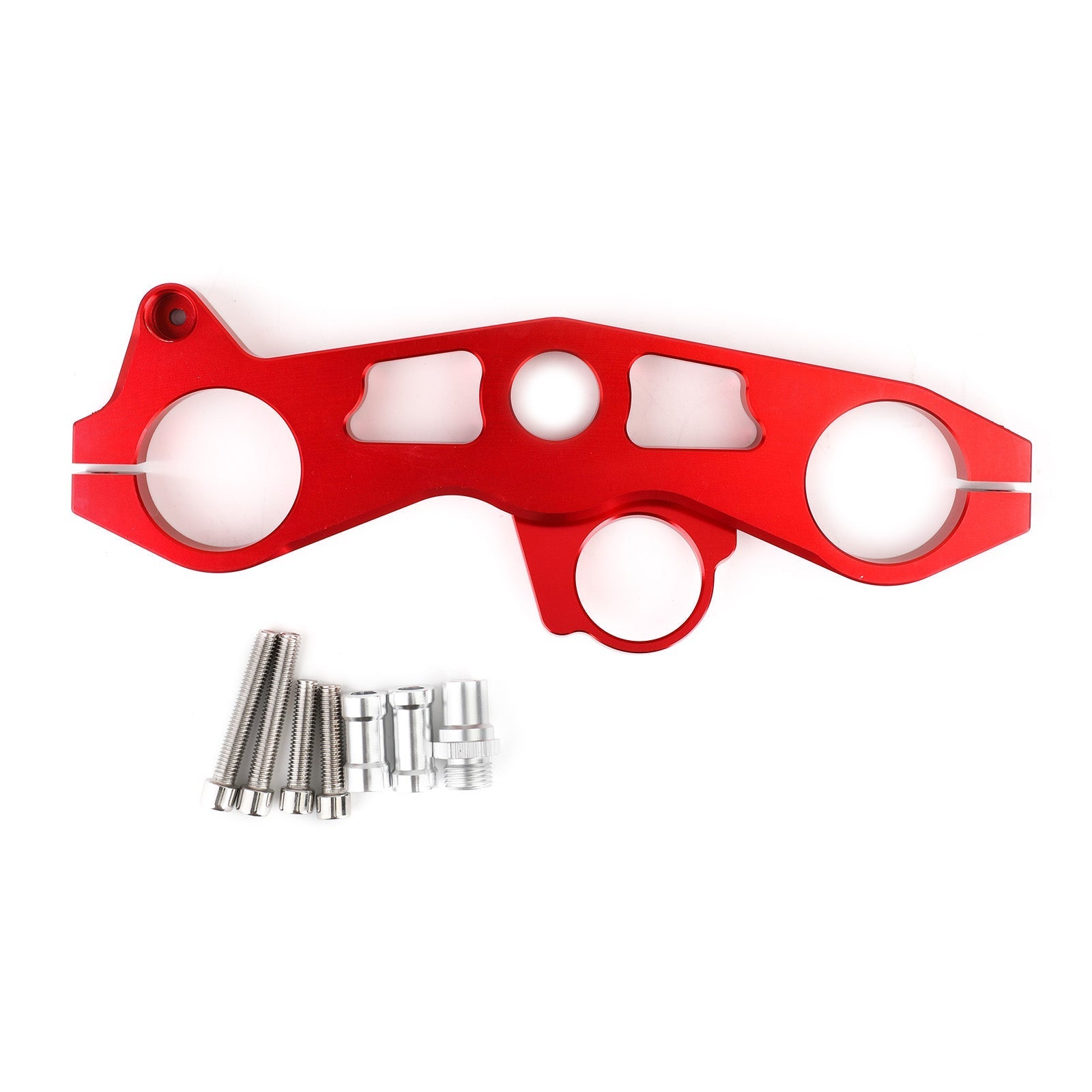 Abbassando la maglietta superiore per la forcella per Kawasaki Ninja ZX6R 09-12 Generico