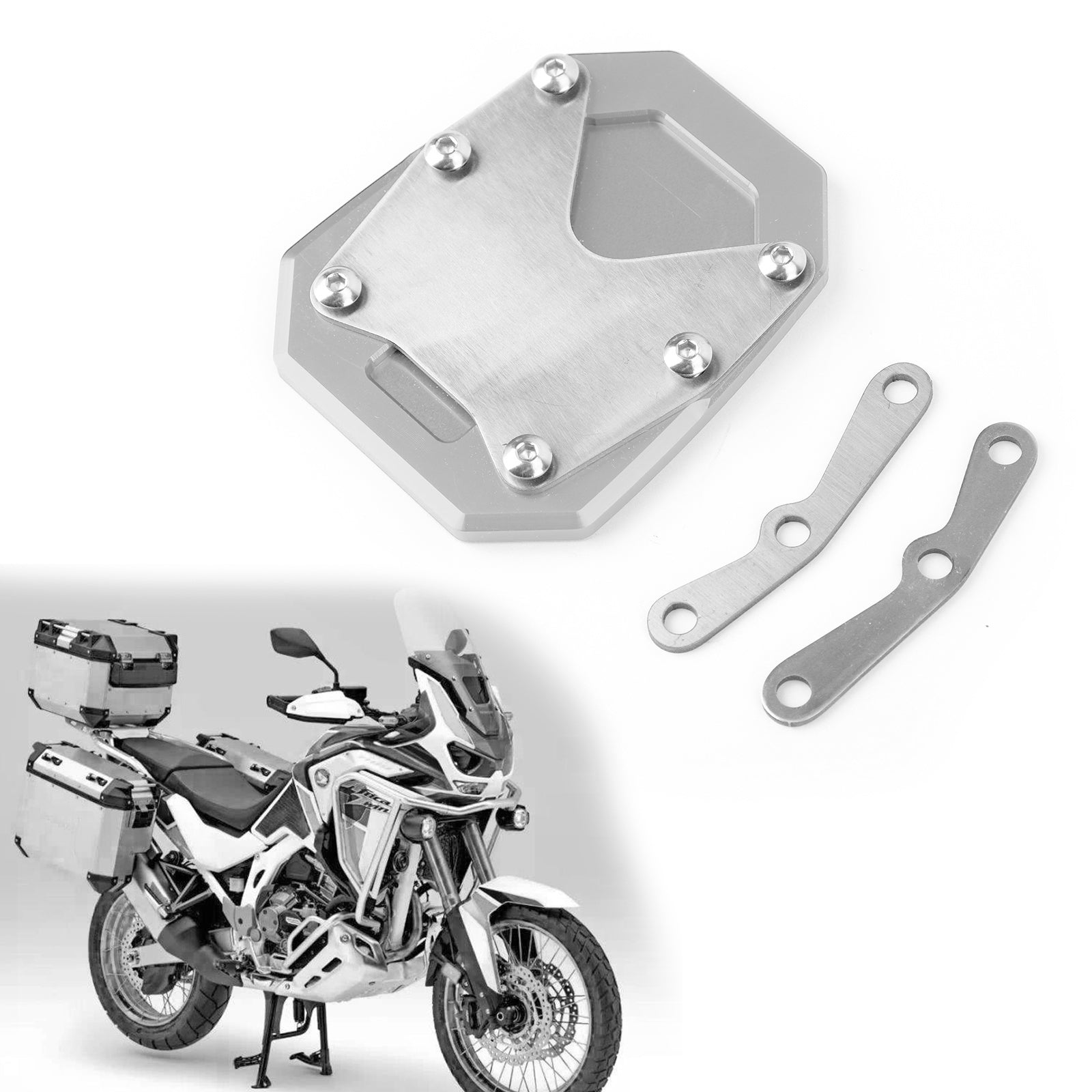 Coussinet de plaque de béquille latérale pour HONDA CRF 1100 L AFRICA TWIN/ADV (2020) générique