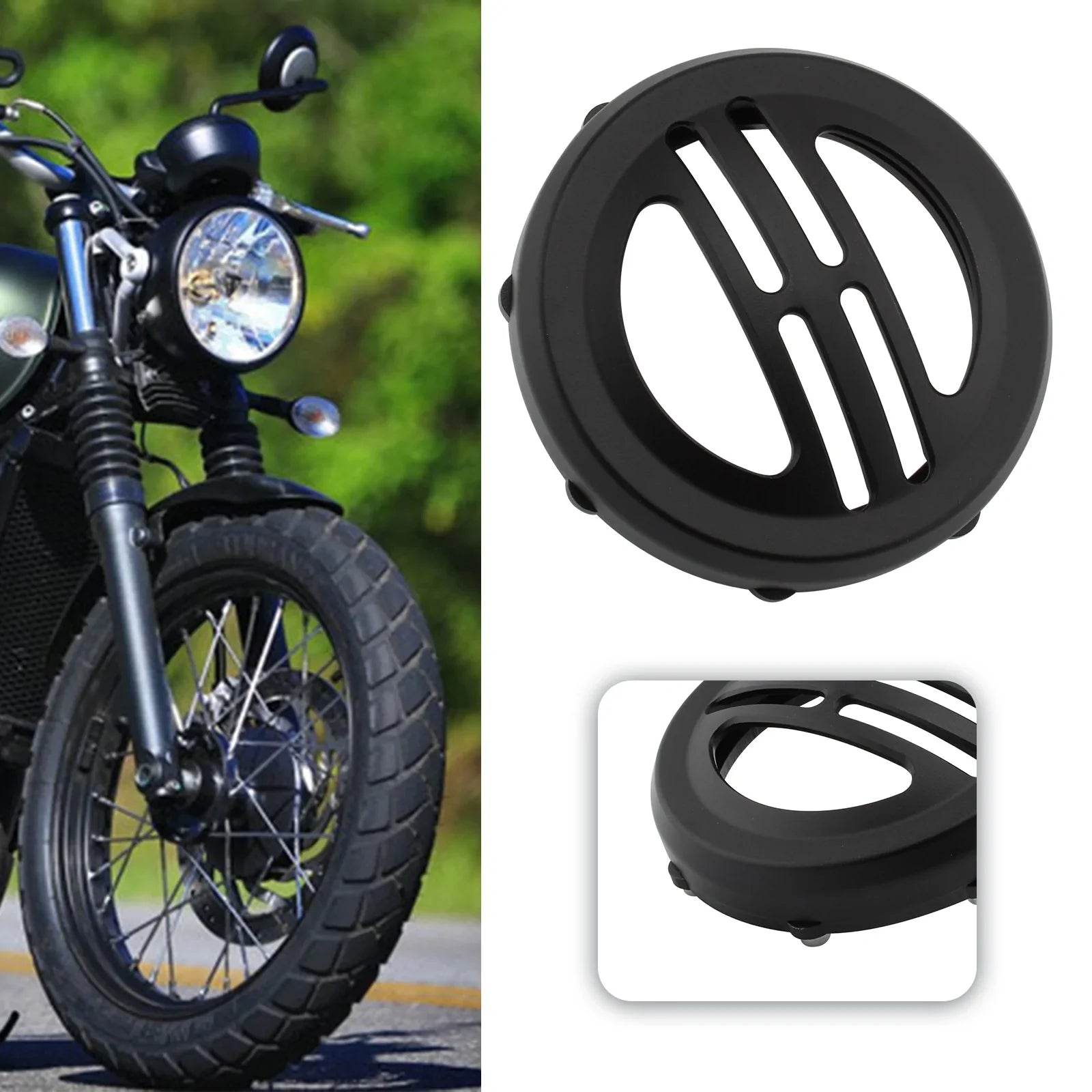 Copertura Klaxon Copertura decorativa universale per Bobber T120 T100 Street Twin Generic
