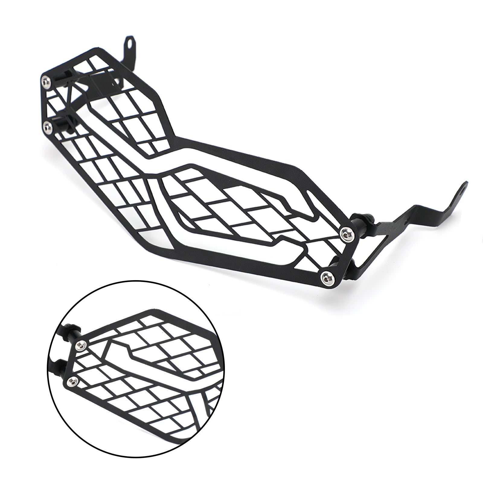 Siatka ochrony reflektorów odpowiednia dla BMW F750GS F850GS 18-21 Ogólne srebro