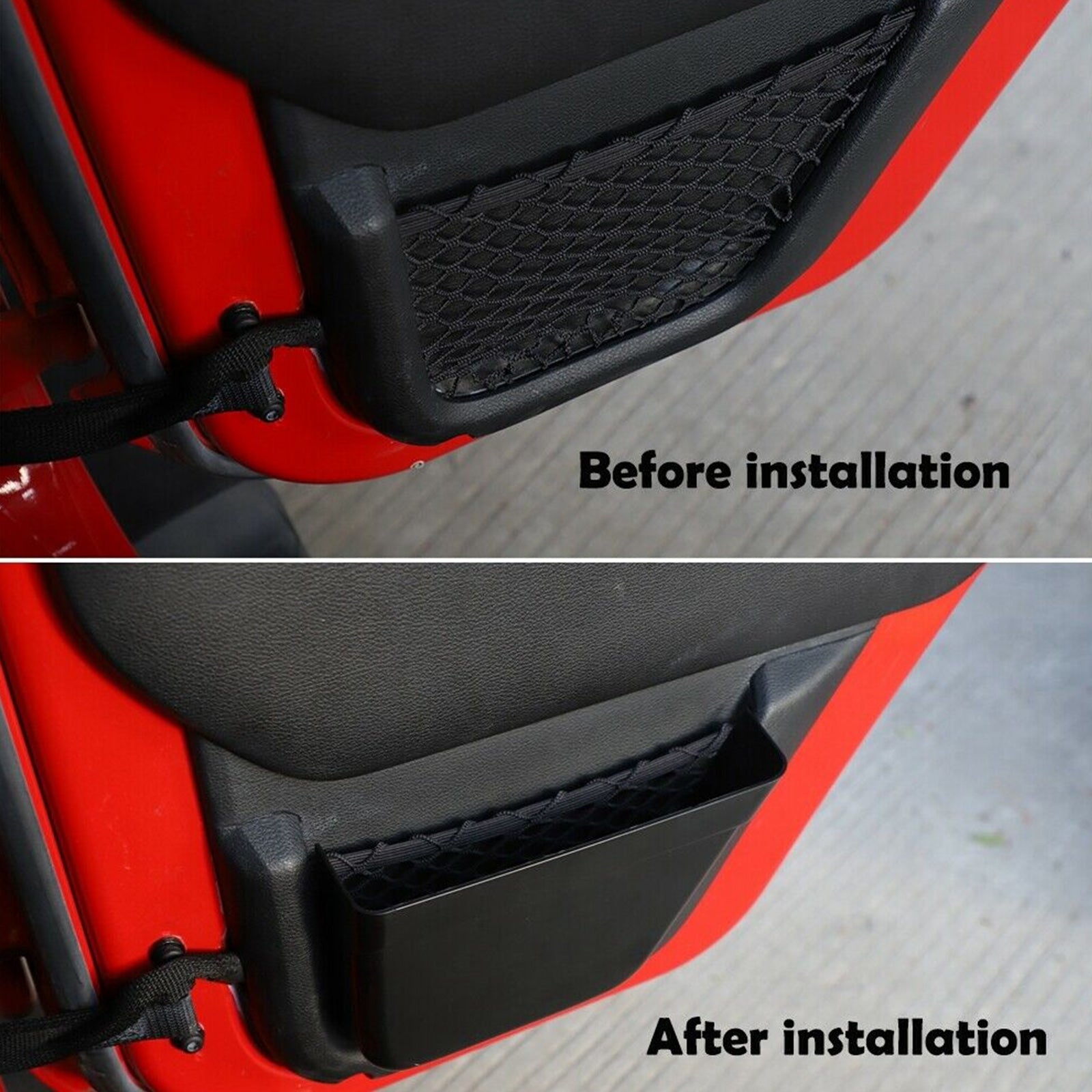 Organizator za shranjevanje v žepnih škatlah za mrežo sprednjih in zadnjih vrat za Wrangler JK 11-17 generic