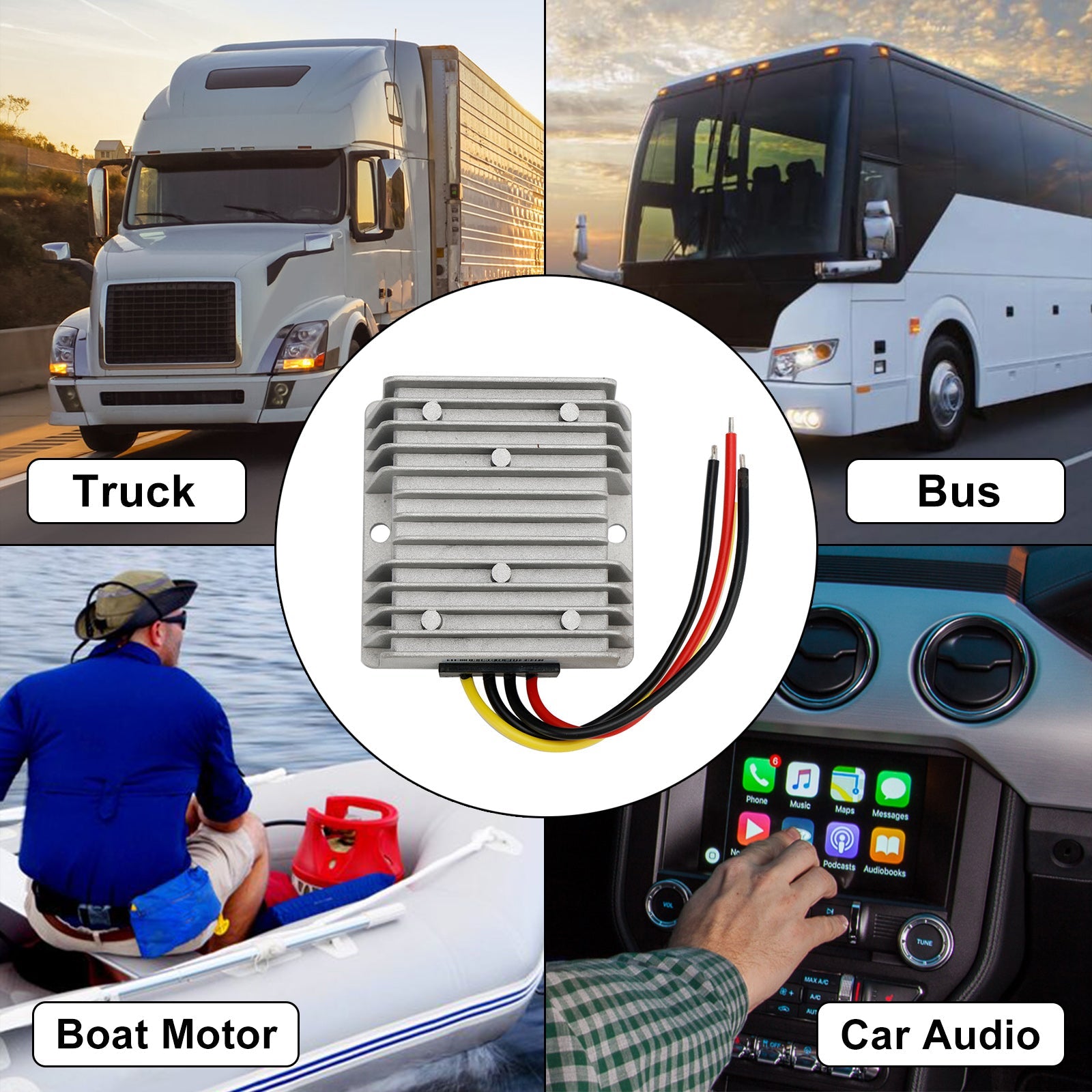 DC/DC Vodoodporni regulator pretvornika DC 60V do 48V 6A 288W