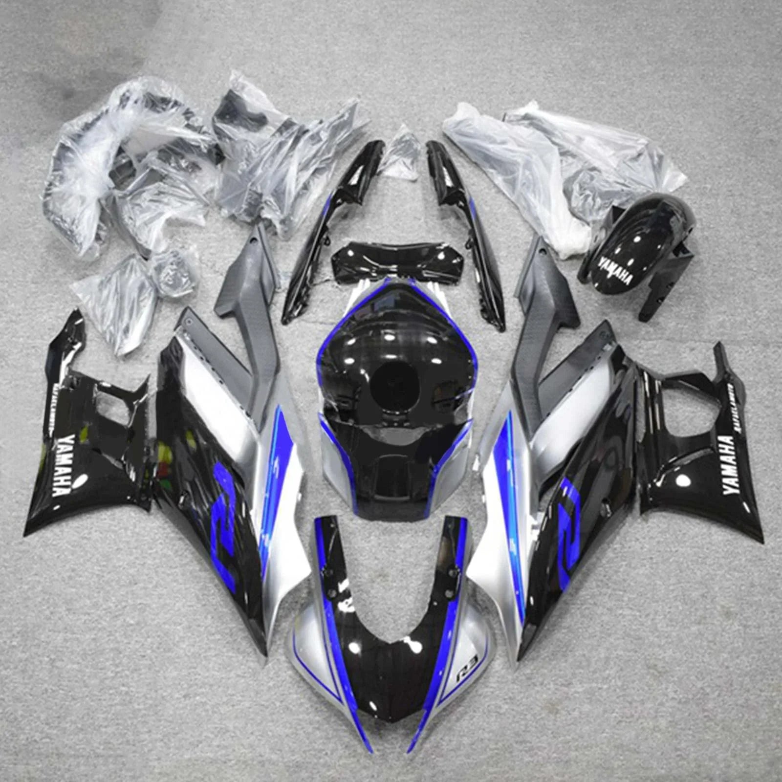 Amotopart Fairing Zestaw dla Yamaha YZF-R3 R25 2019-2021 Generic