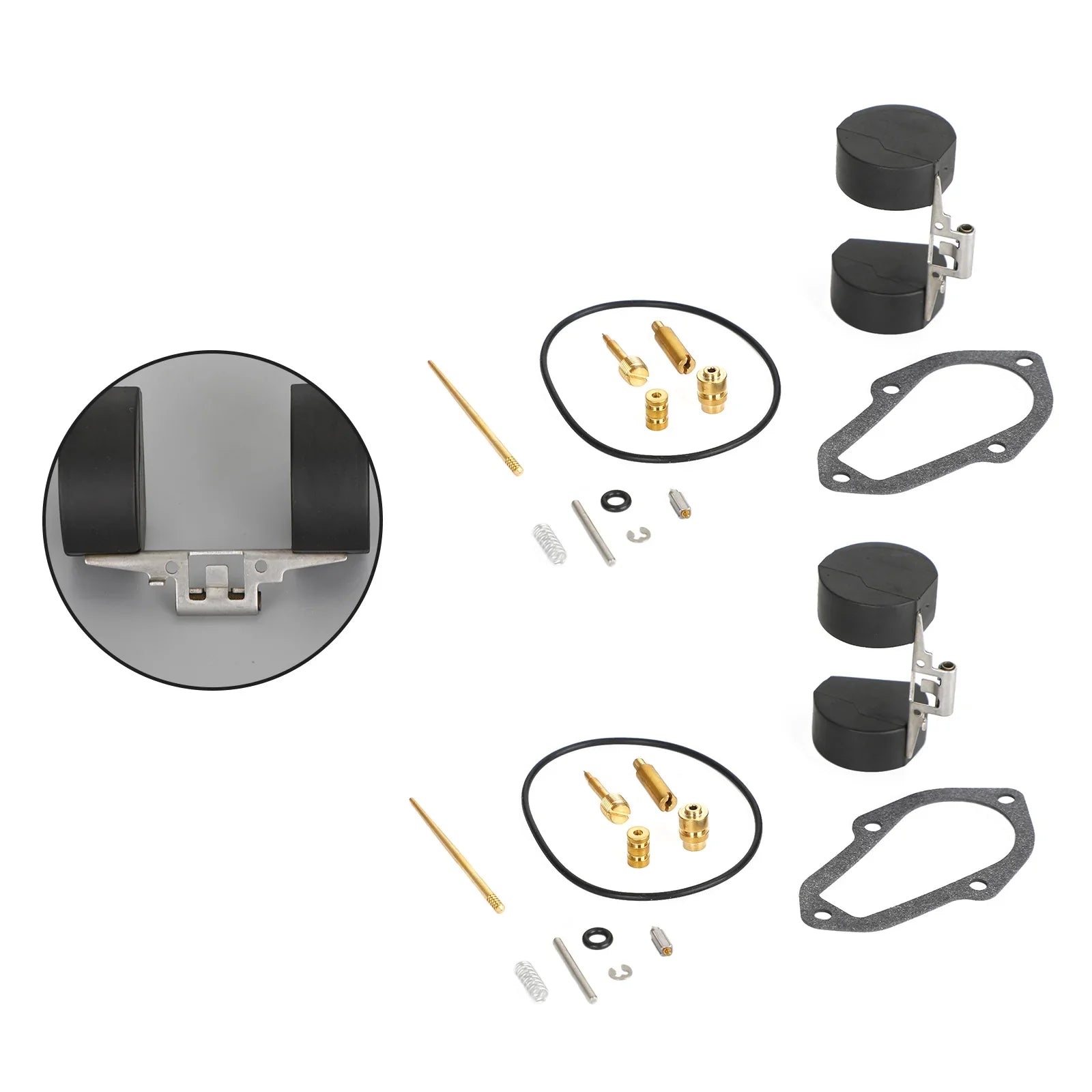 2X Carburateurreparatieset voor Honda XL250 Motosport 250 1972-1975 Generiek