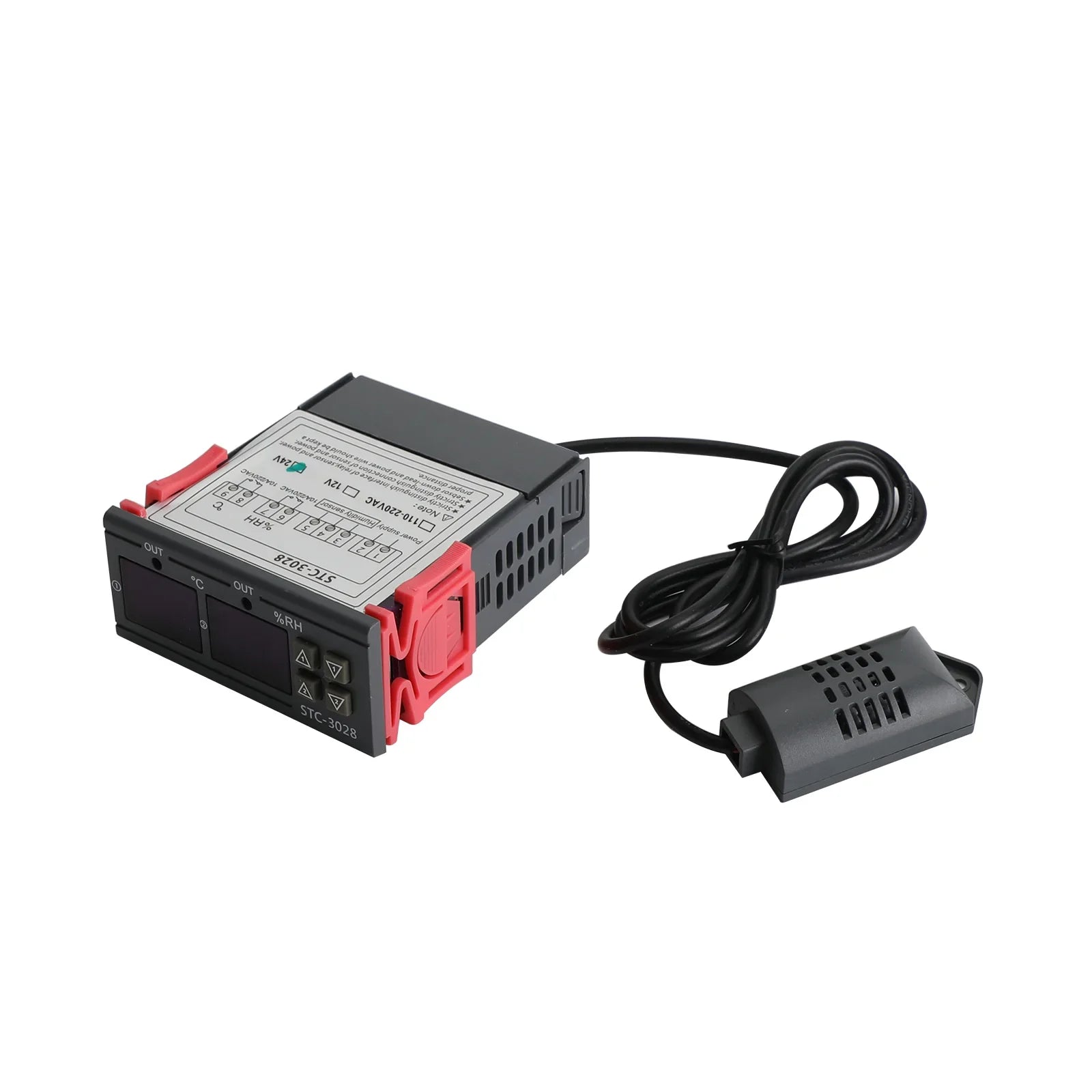 Termostato STC-3028 + Controlador de humedad de la temperatura digital de doble muestra