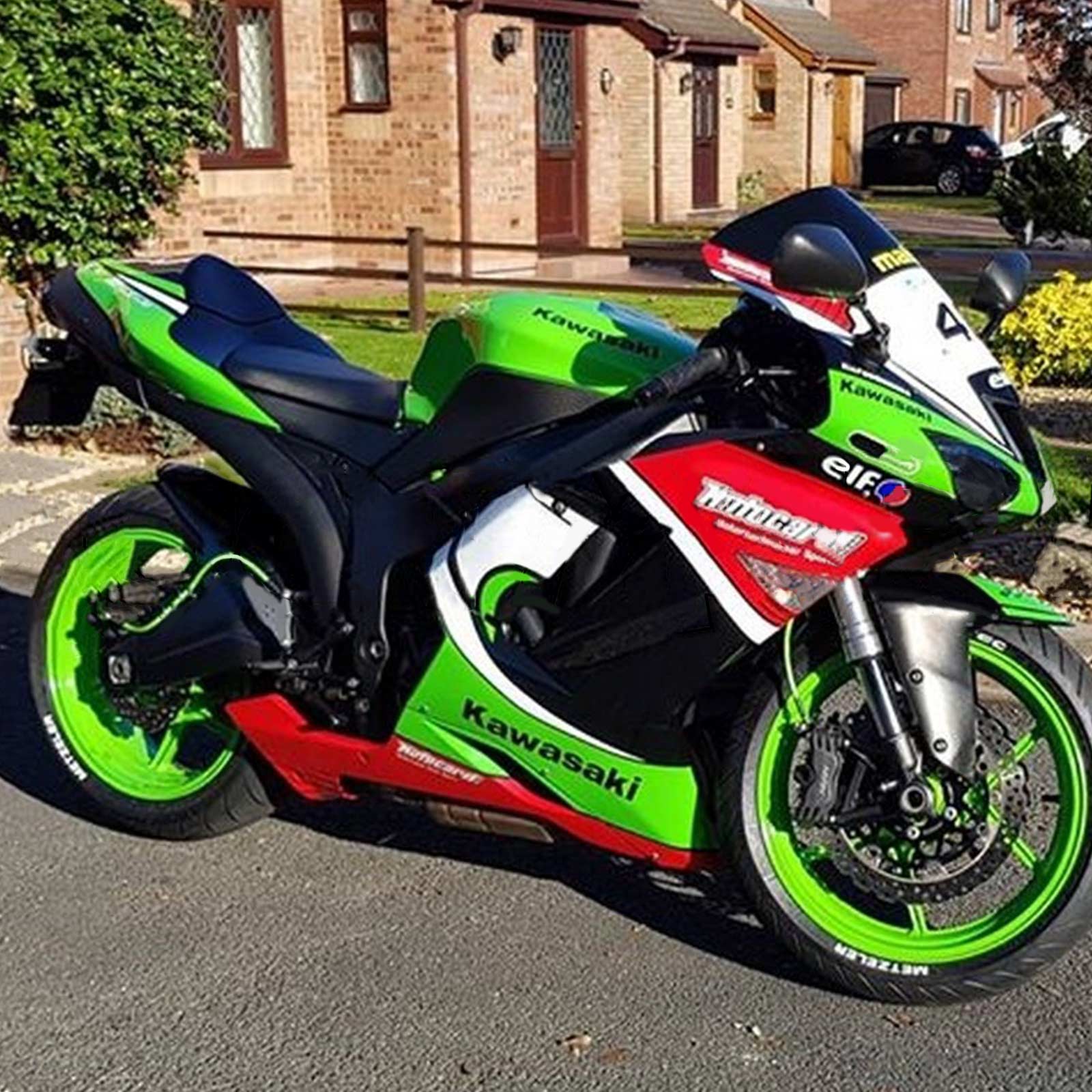 Amotopart Fairing Zestaw dla Kawasaki ZX6R 636 2007-2008 Ogólny