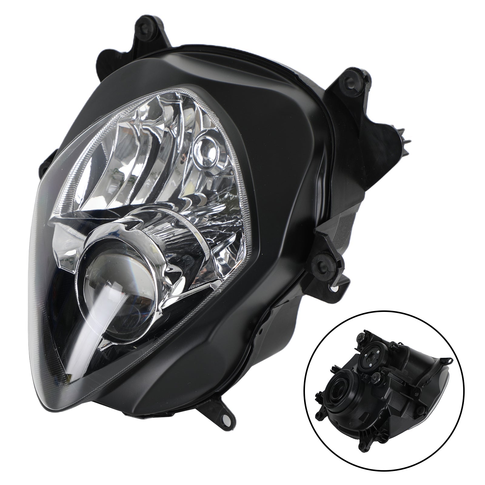 Przednia kratka reflektora Reflektor LED Biały ochraniacz dla Suzuki Gsxr1000 07-08 K7 Generic
