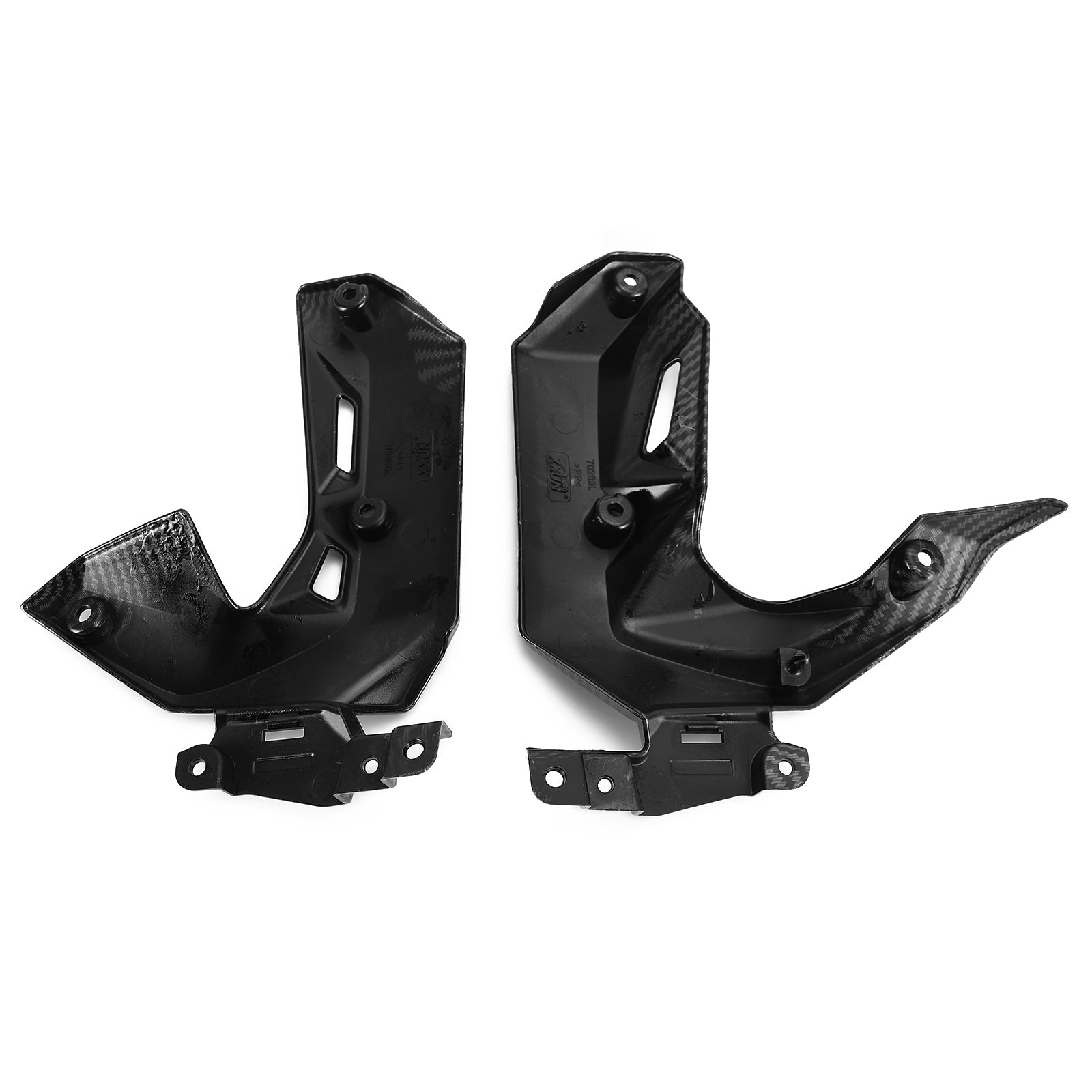 Stoječi pokrov stranske radiatorske plošče v ABS plastiki za Kawasaki Z650 2017-2019 generično