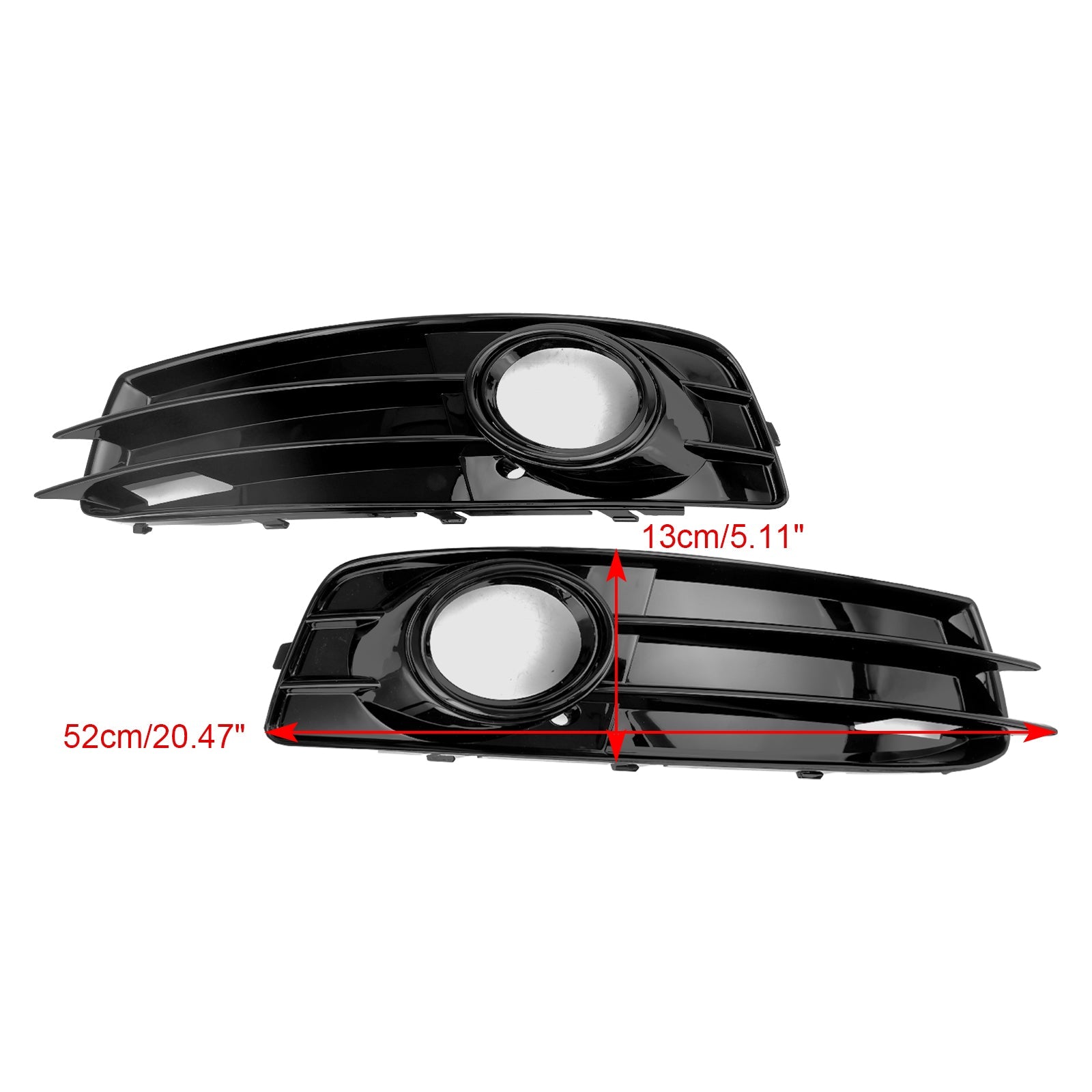 Audi A3 8P S-Line 2009-2012 Mistlampgrille vooronderbumper