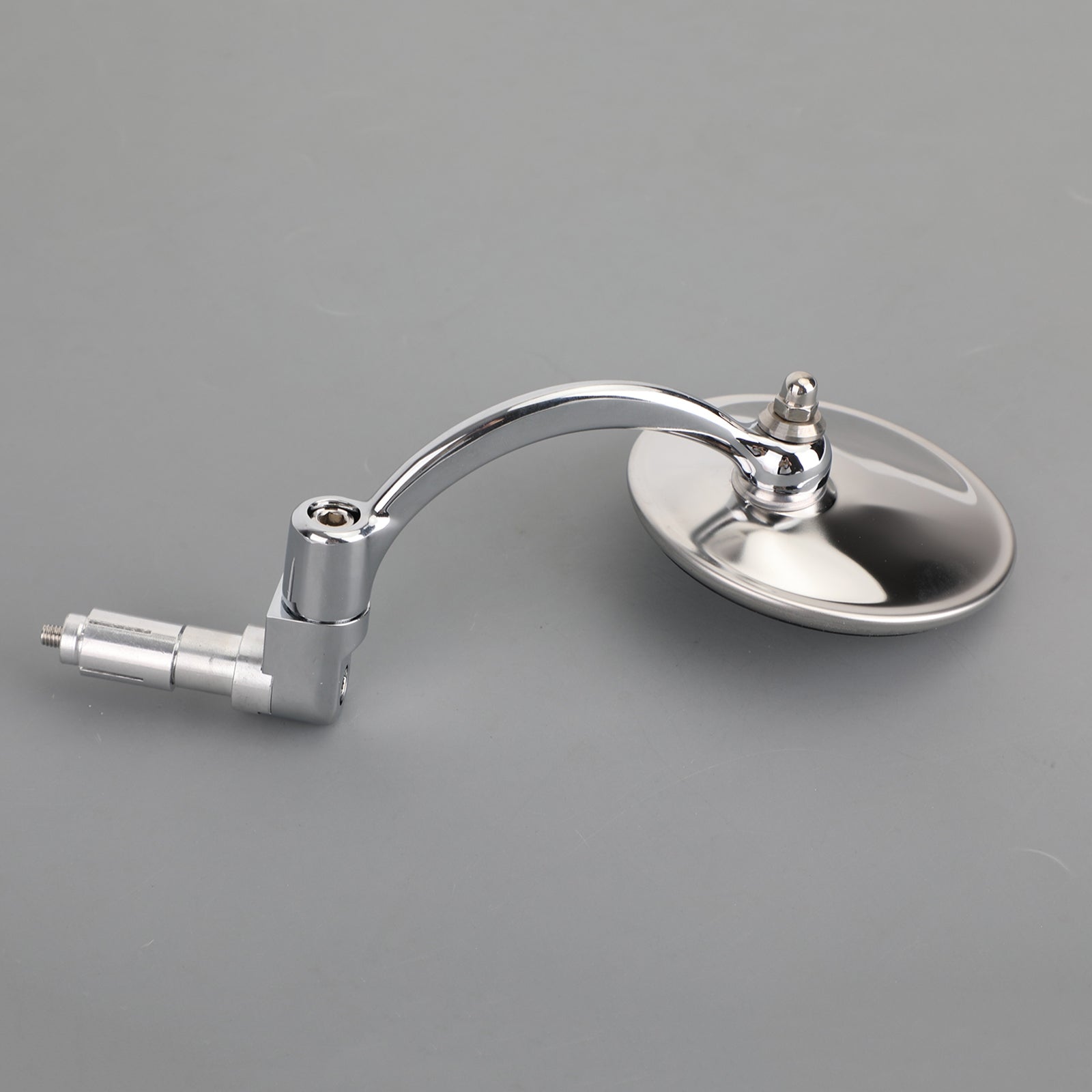 Rétroviseurs d'extrémité de guidon chromés pour moto Cafe Racer Old School Clubman 22mm générique