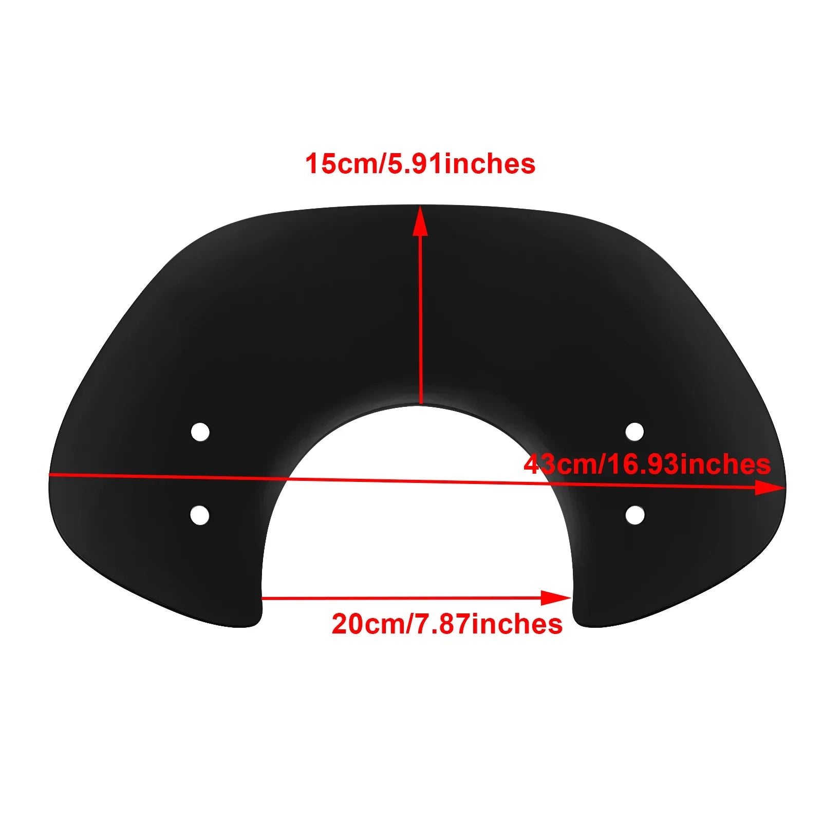 Vespa Primavera 150 2014-2021pare Kratko vetrobransko steklo
