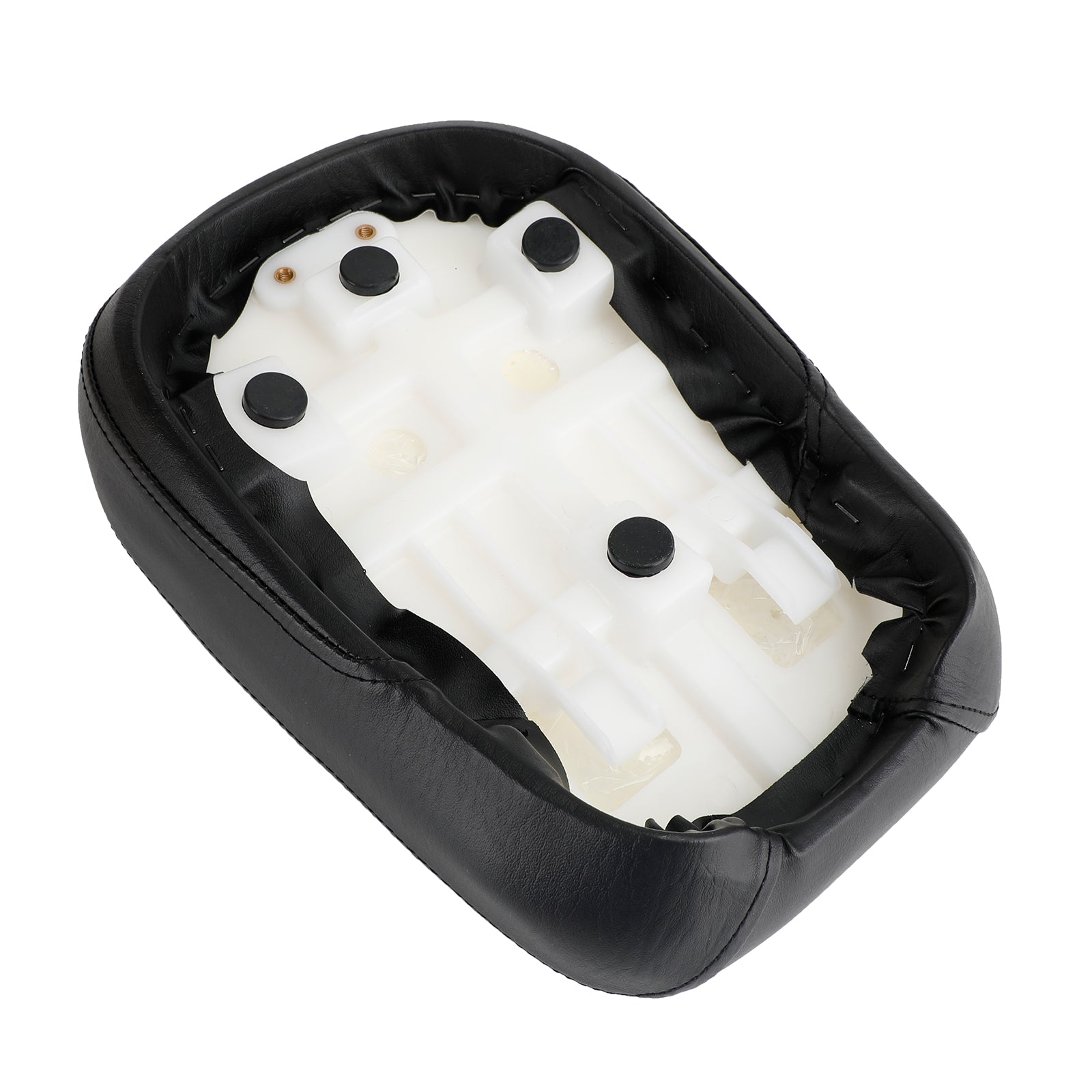 Yamaha V-Star Xvs650 1998-2010 Cojín del asiento del pasajero trasero Pu Beanbag plano