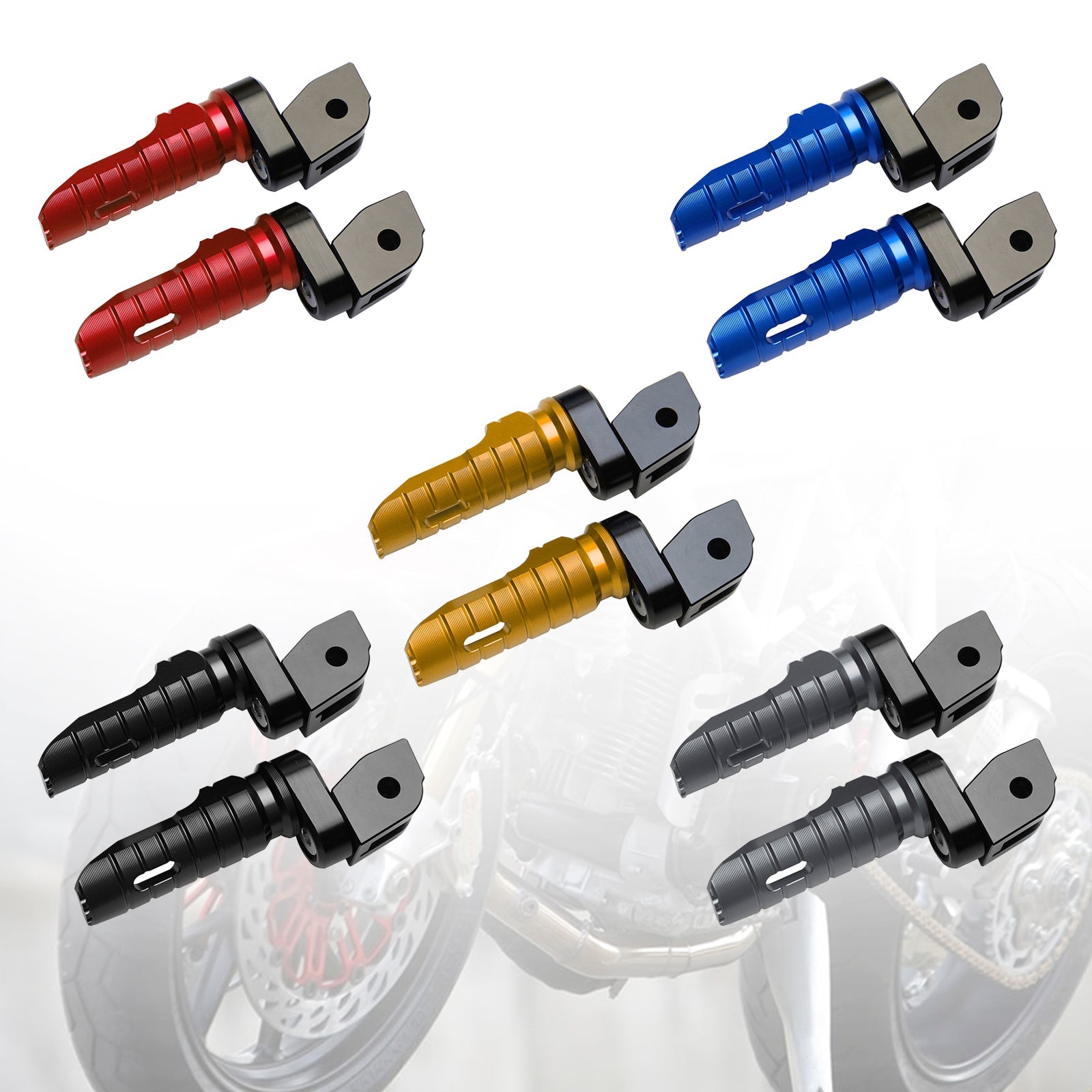 Estriberas delanteras Estriberas para DUCATI MONSTER 821 937 950 1100/S/EVO 1200/S/R