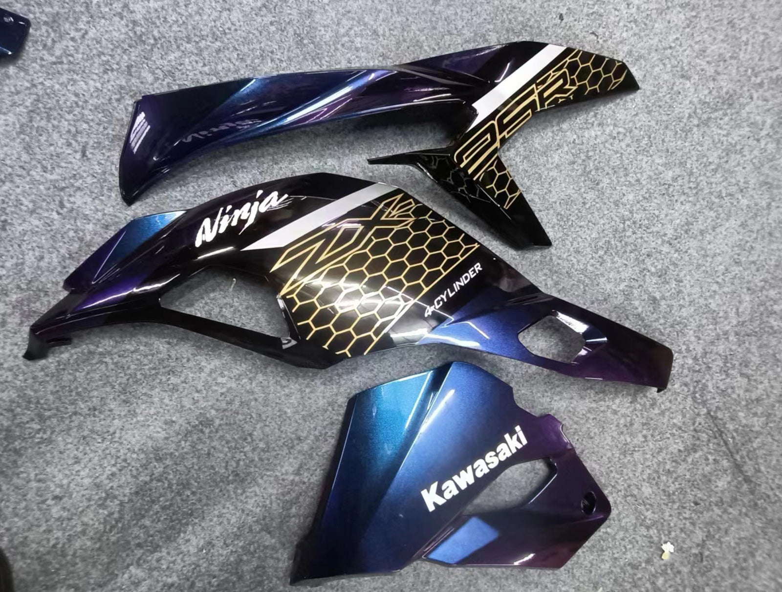 Amotopart Kawasaki Ninja ZX-25R 2020-2021 Zestaw owiewek Nadwozie ABS