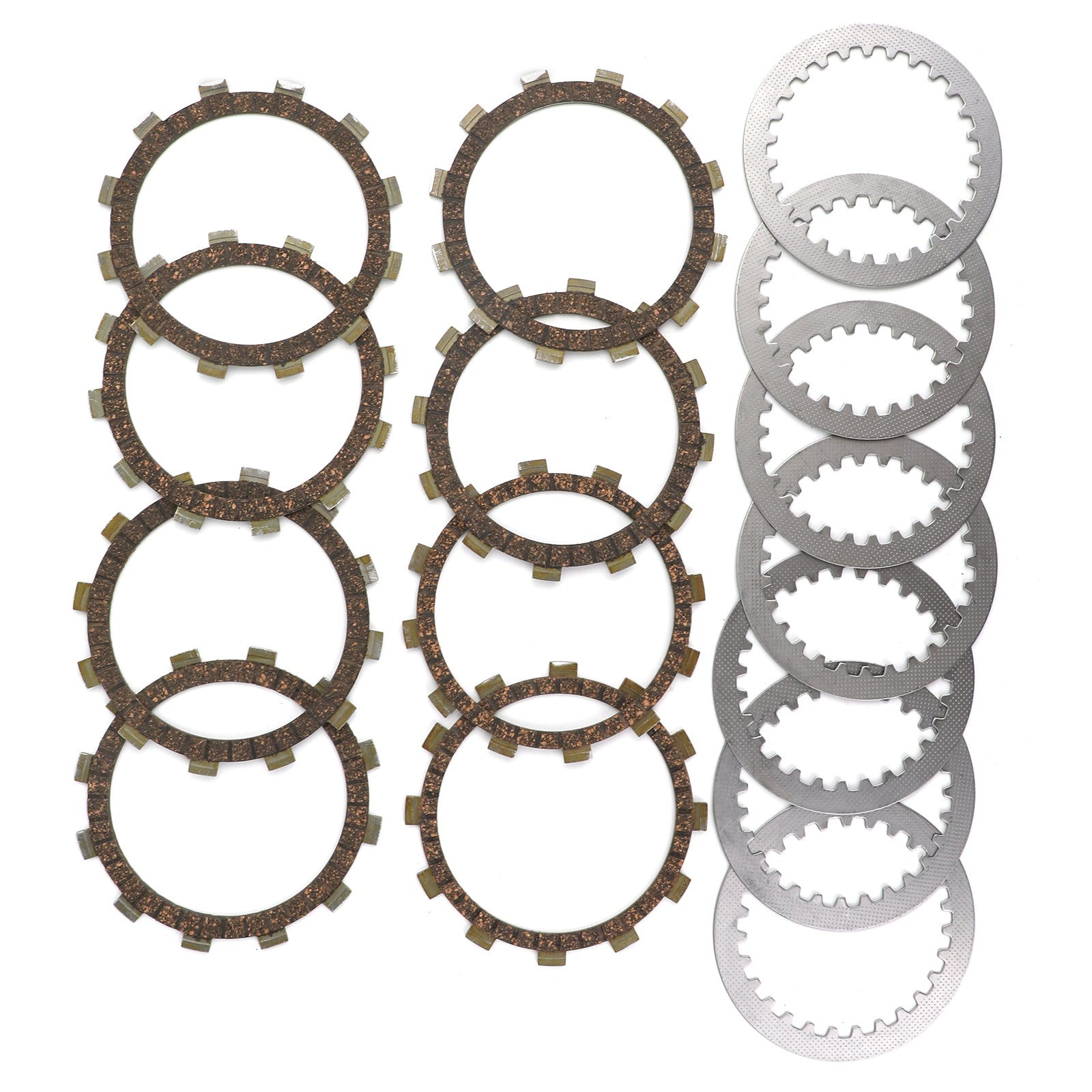 Stalowy zestaw sprzęgła i tarcze cierne do Yamaha TT600 XT400 XT500 XT600 SRX400 Generic