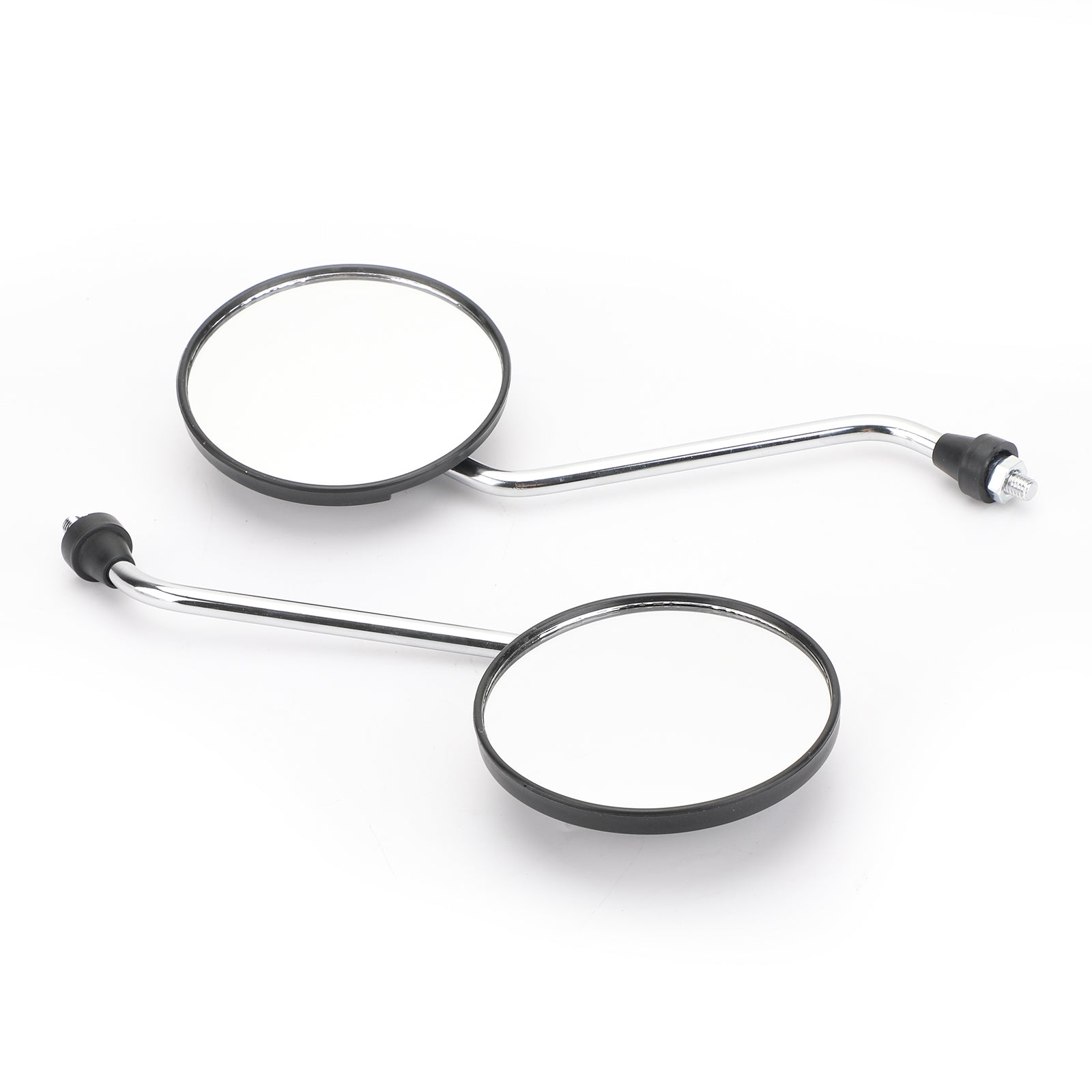 Uniwersalne lusterka wsteczne skuter motorower 8mm czarny dla Vespa Piaggio Liberty 50-150cc Generic