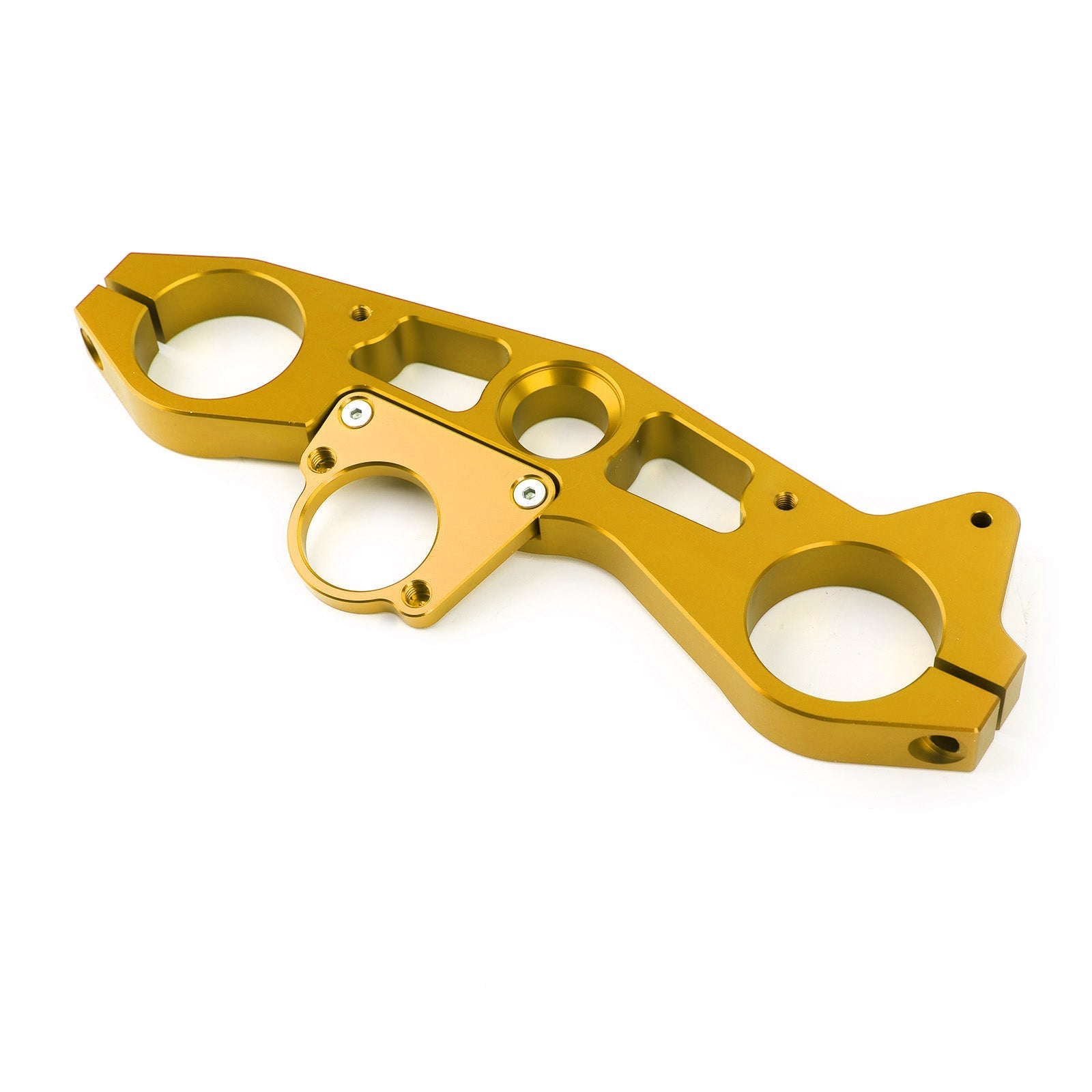 Abbassando la maglietta superiore per la forcella per Kawasaki Ninja ZX6R 09-12 Generico