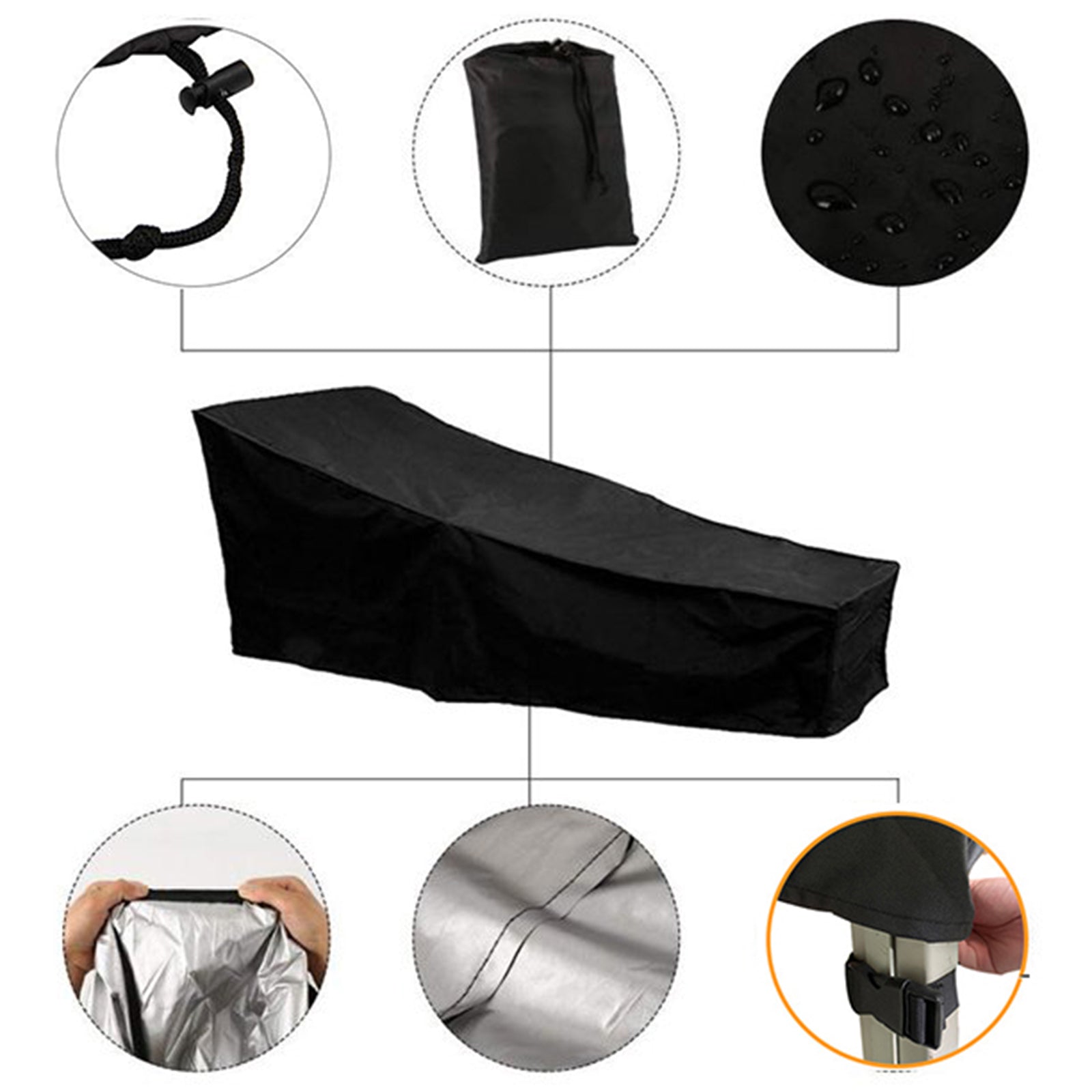 Wodoodporny pokrowiec na meble ogrodowe Dust Oxford na patio