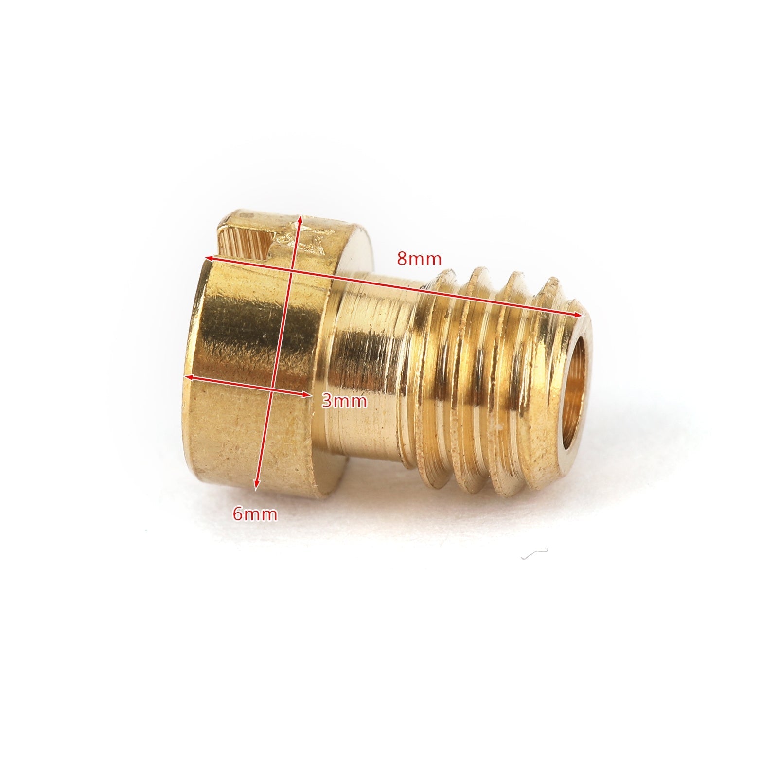Moto ATV Scooter 5 kosov 5 mm okrogle uplinjače glavne curke za keihin carb gy6 #105 #110 #115 120 125 generic