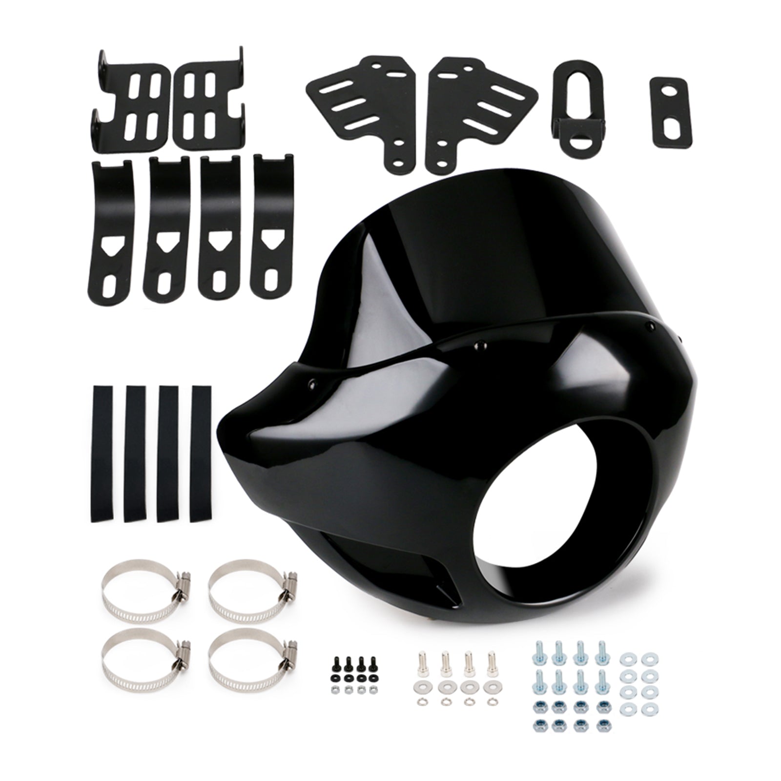 Forcelle da 35mm-49mm Fari da 5,75" Parabrezza Sportster Cupolino