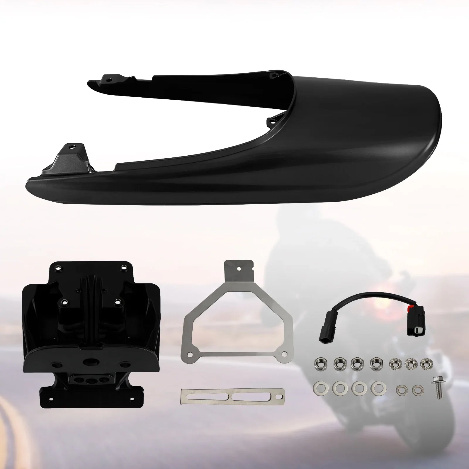 Kawasaki Z900RS 2018-2022 Ogon Fairing + Obsługa tablicy rejestracyjnej