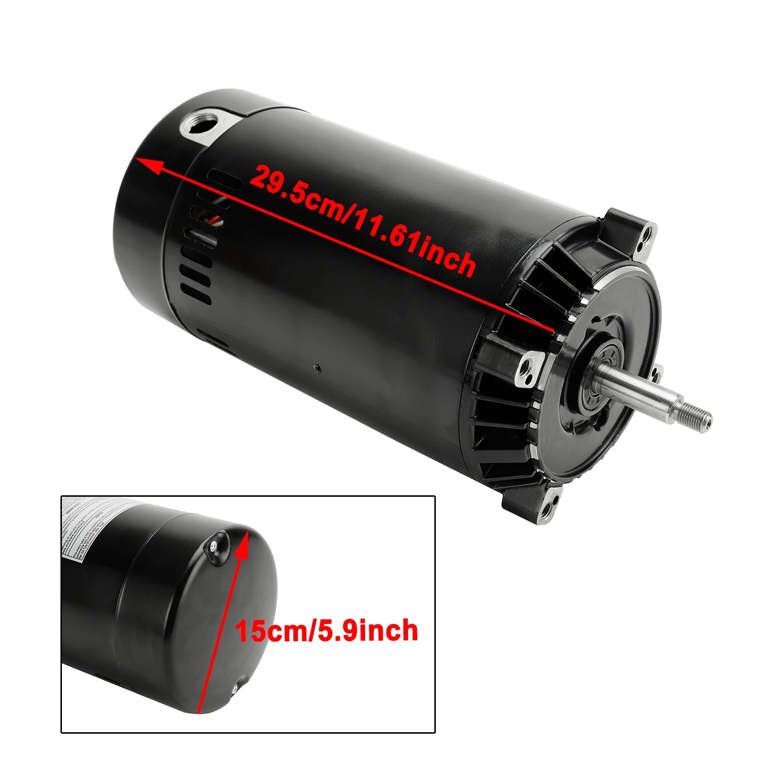 Zamiennik silnika pompy basenowej UST1152 o mocy 1,5 KM do pompy HAYWARD SUPER