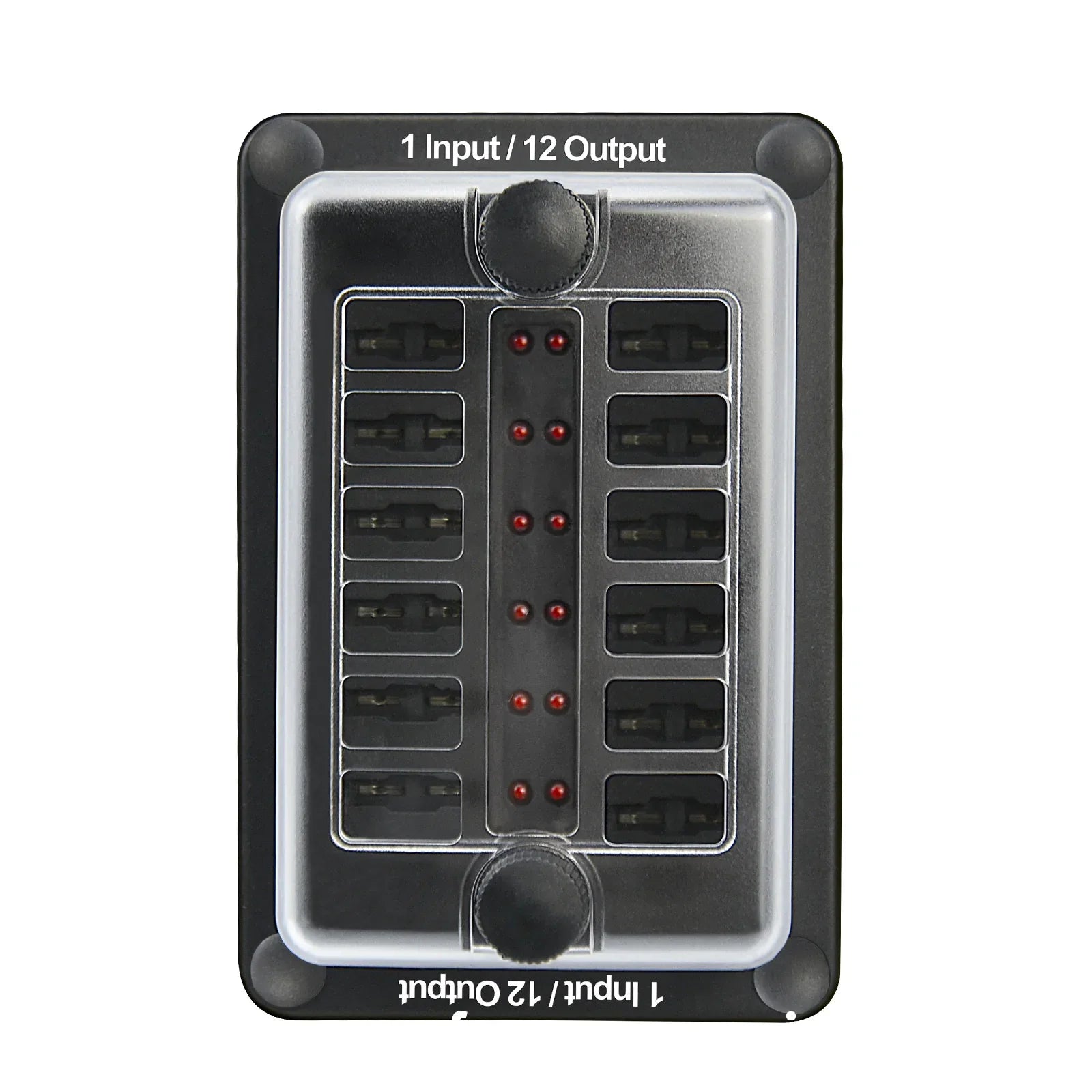 Support de bloc de boîte à fusibles à lame 6 voies/12 voies ATO ATC pour bateau marin de voiture étanche