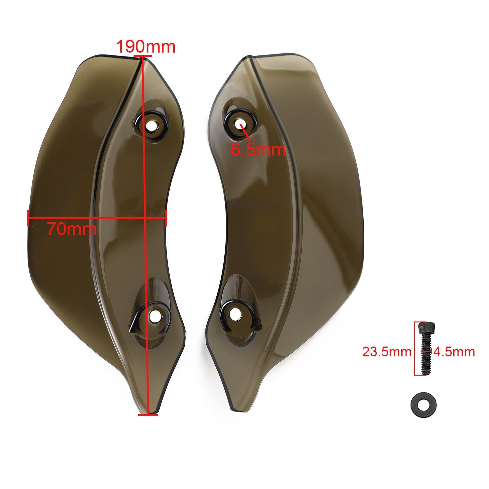 Dzielenie szybcienia wiatru bocznego Windword do Touring Road Glide 2015-2021 Ogólny
