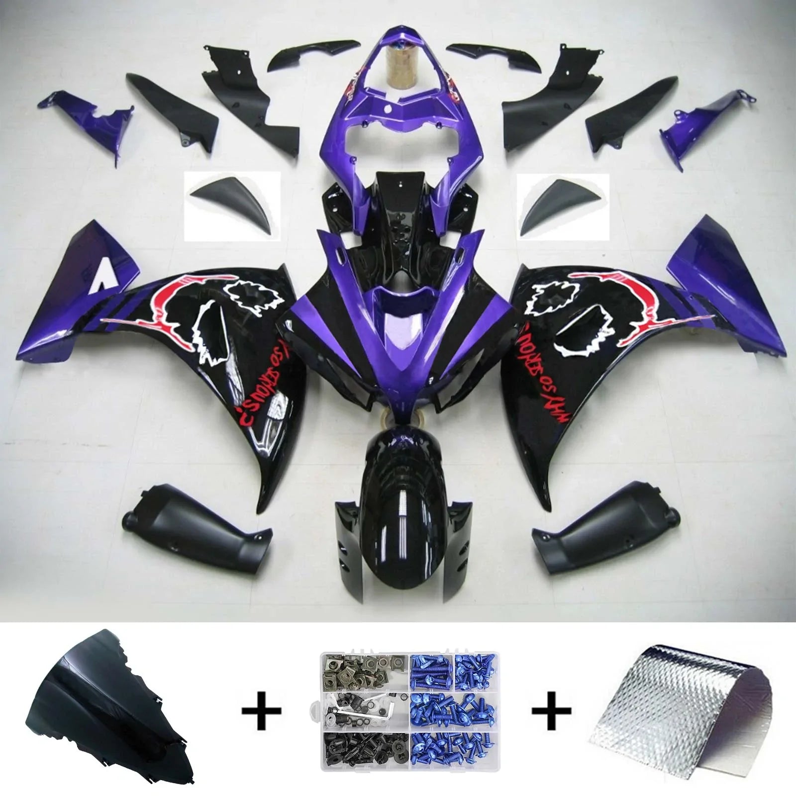 Zestaw owiewek Amotopart do Yamaha YZF 1000 R1 2009-2011 ogólny